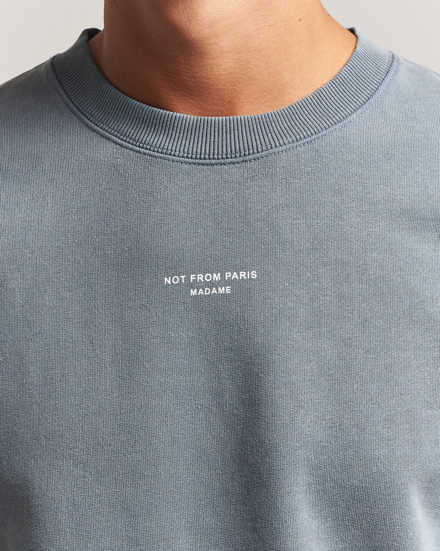 Herre | Gensere | Drôle de Monsieur | Classic Slogan Sweatshirt Dark Grey