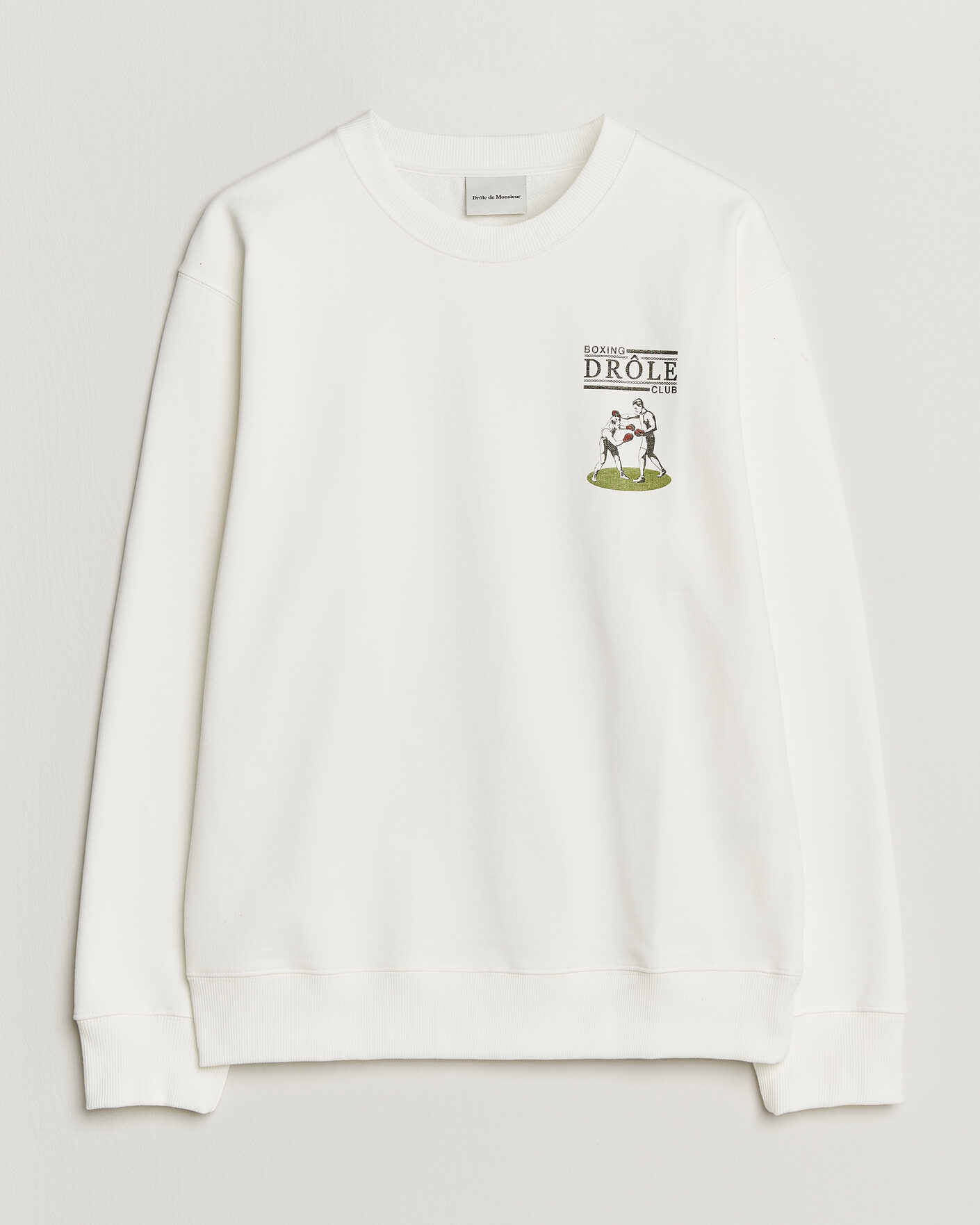 Herre | Gensere | Drôle de Monsieur | Boxers Sweatshirt Off White