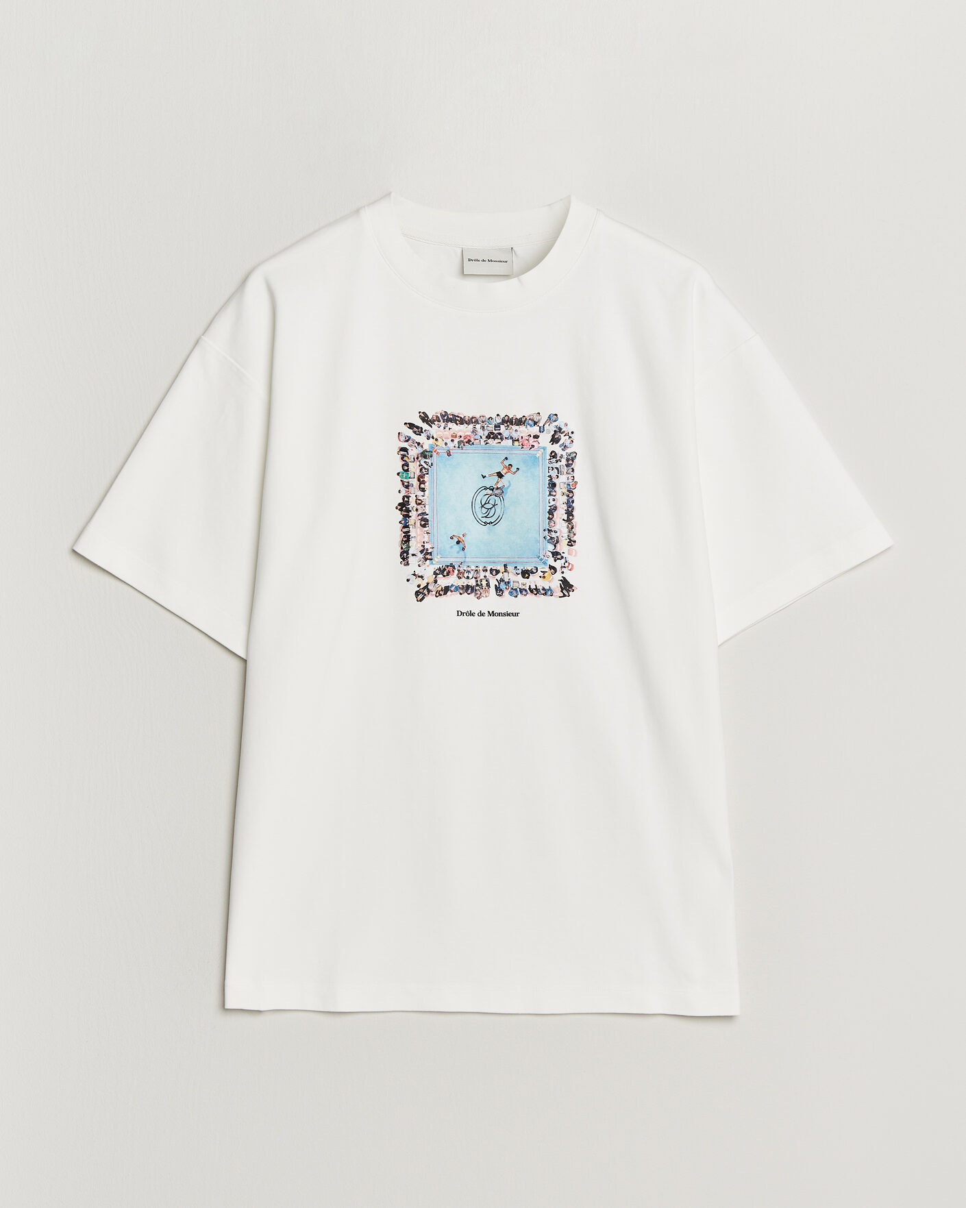 Herre | T-Shirts | Drôle de Monsieur | Boxers Ring T-Shirt Off White