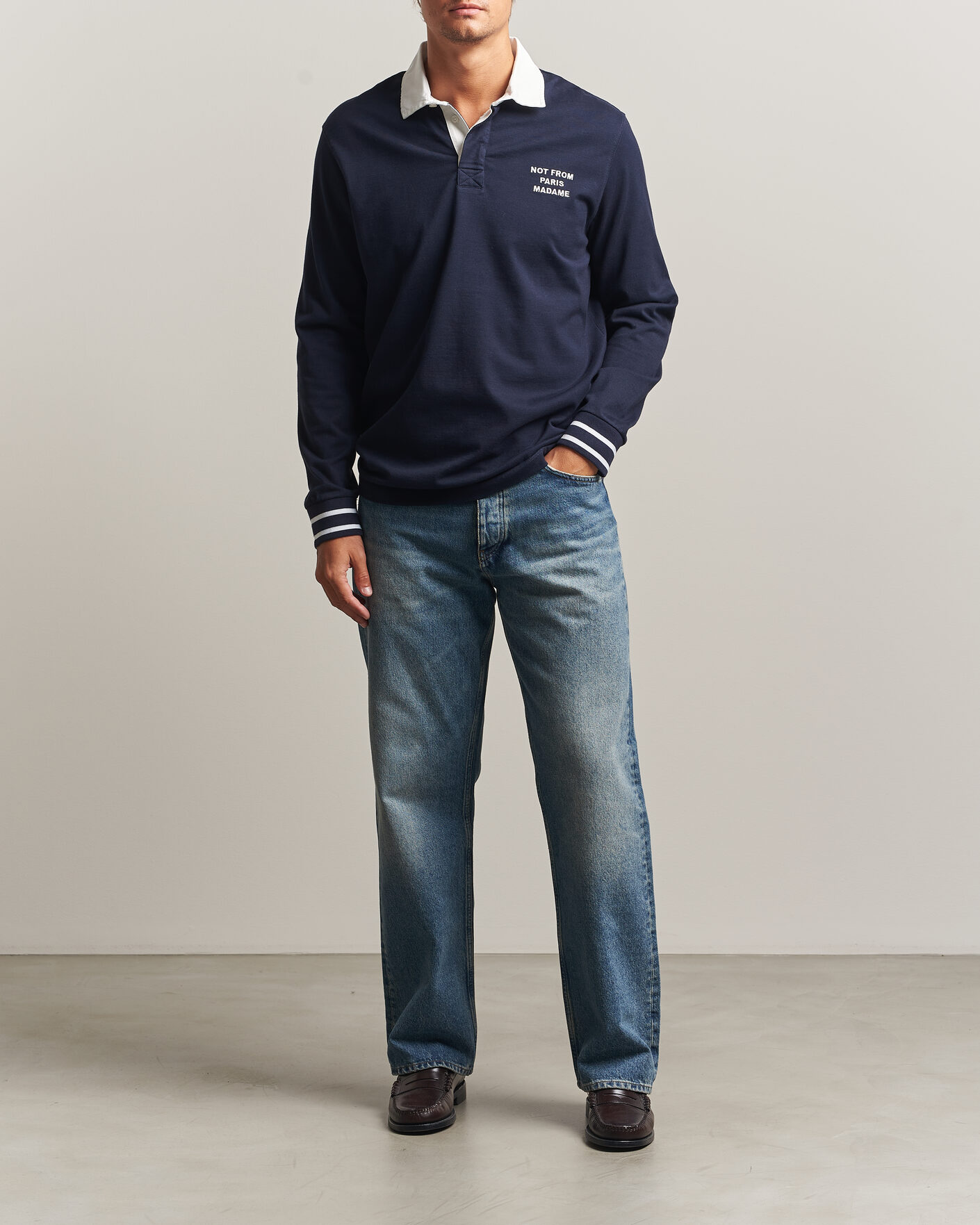 Herre | Gensere | Drôle de Monsieur | Slogan Rugger Navy