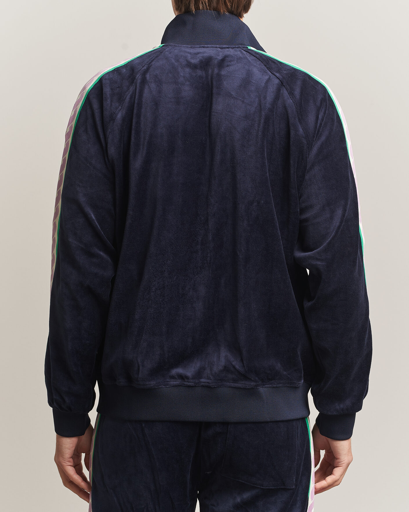 Herre | Gensere | Drôle de Monsieur | Survêtement Velours Track Jacket Navy