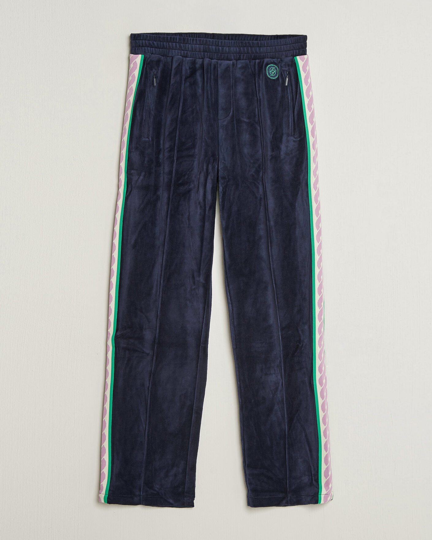 Herre | Bukser | Drôle de Monsieur | Survêtement Velours Track Pants Navy