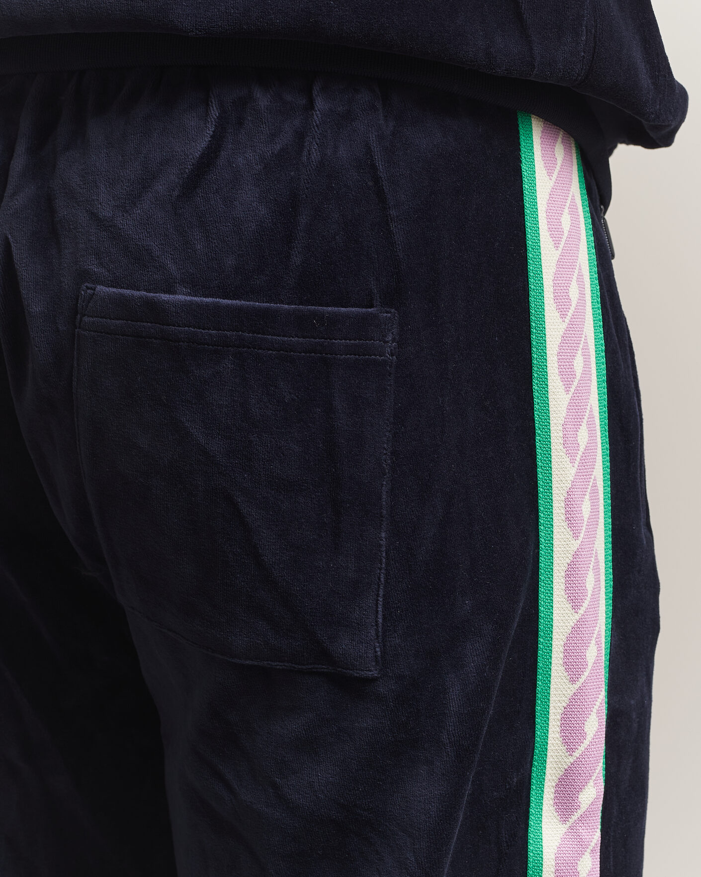 Herre | Bukser | Drôle de Monsieur | Survêtement Velours Track Pants Navy