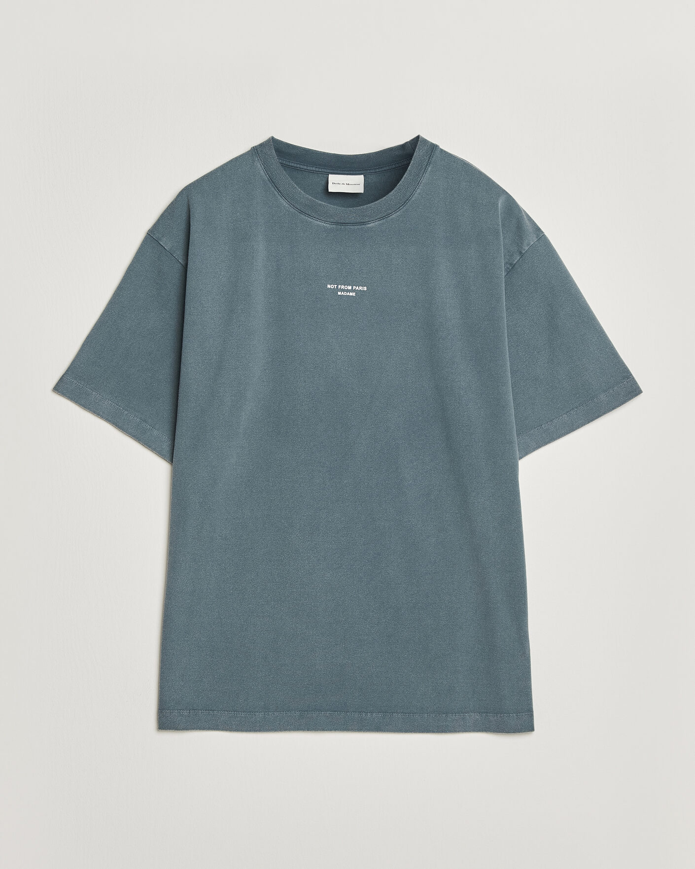 Herre | T-Shirts | Drôle de Monsieur | Classic Slogan T-Shirt Dark Grey