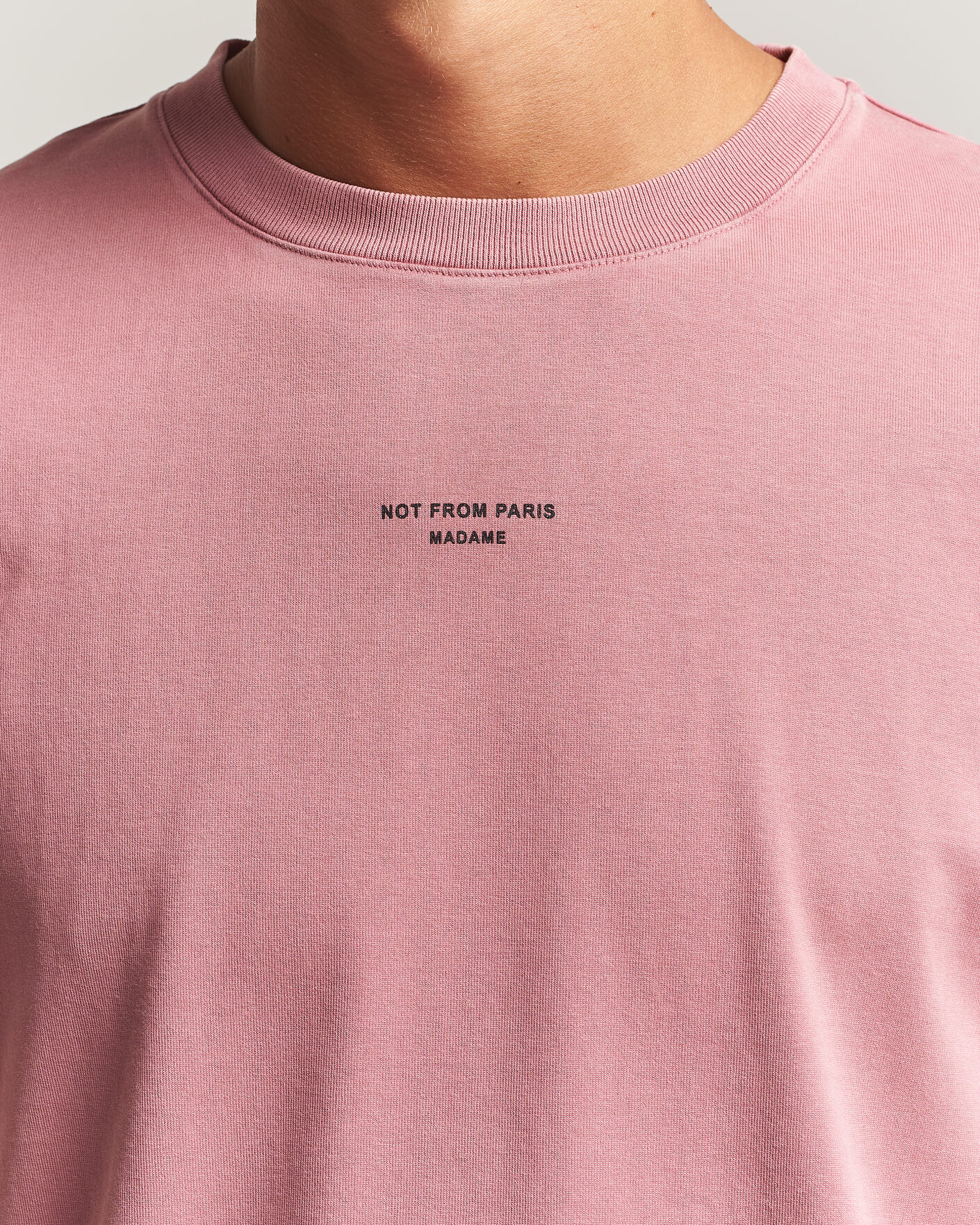 Herre | T-Shirts | Drôle de Monsieur | Classic Slogan T-Shirt Dark Pink