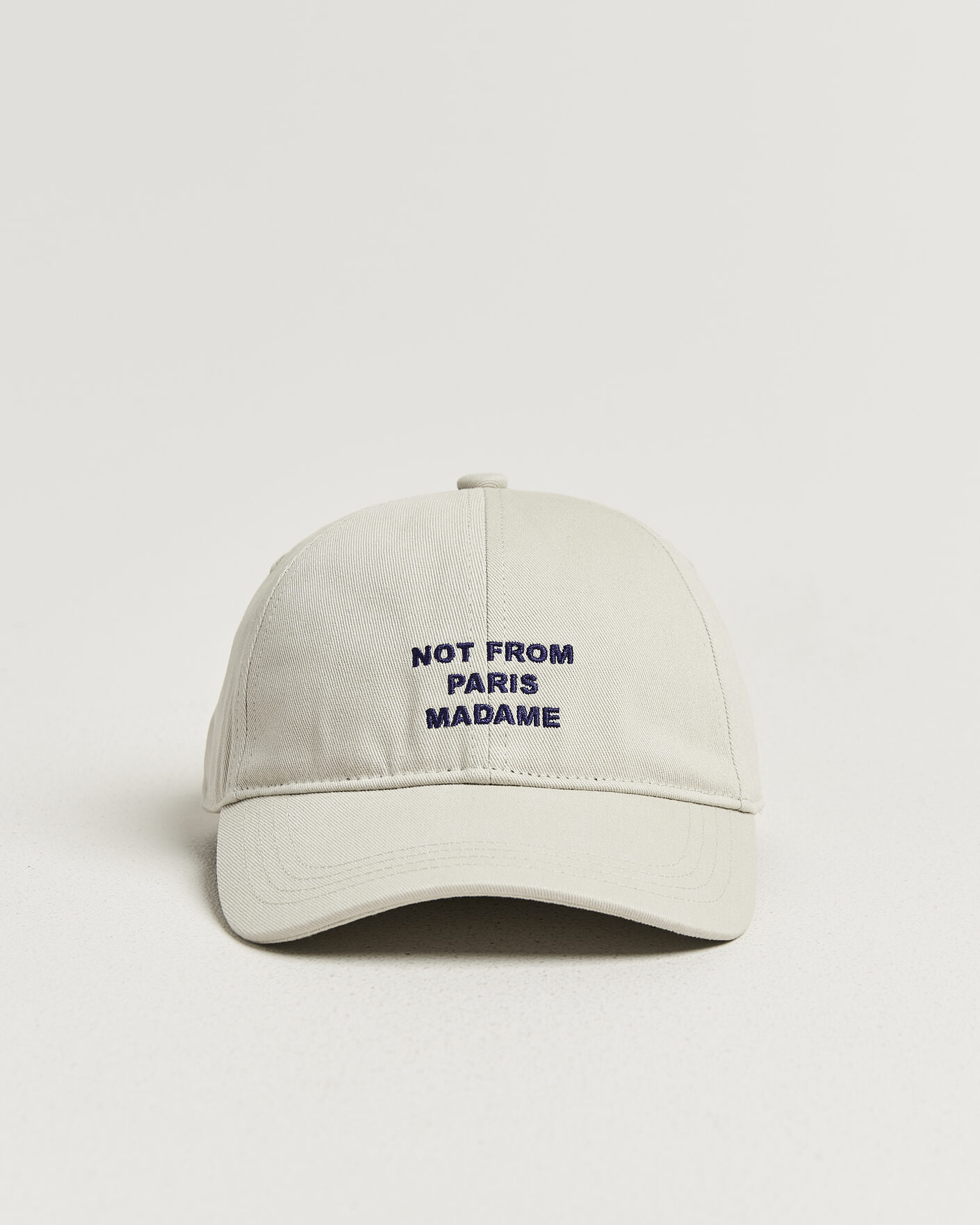 Herre | Hatter og capser | Drôle de Monsieur | Slogan Baseball Cap Grey