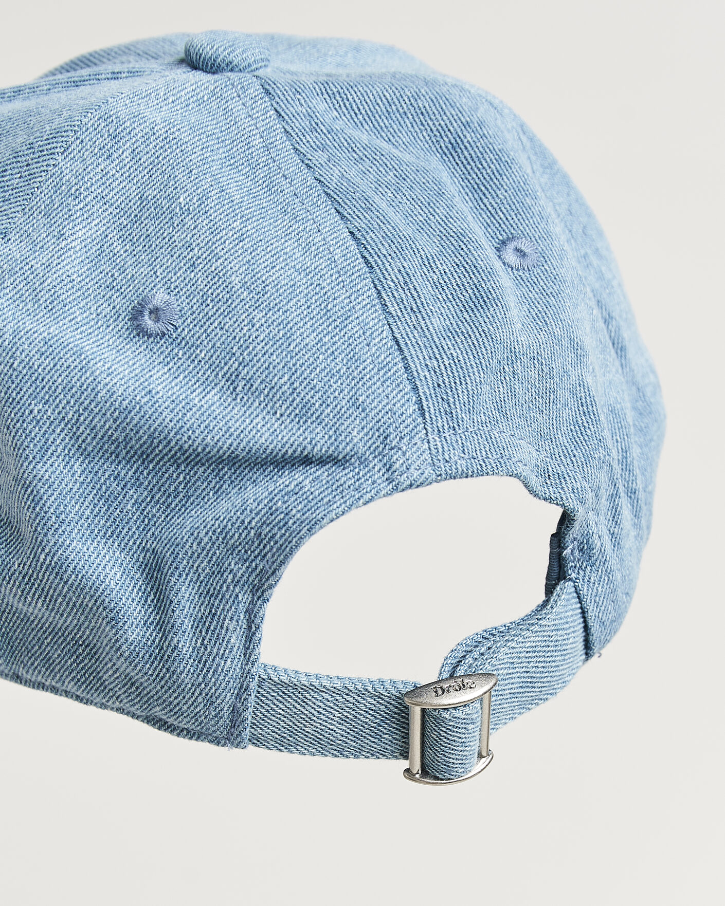 Herre | Hatter og capser | Drôle de Monsieur | Slogan Denim Baseball Cap Blue