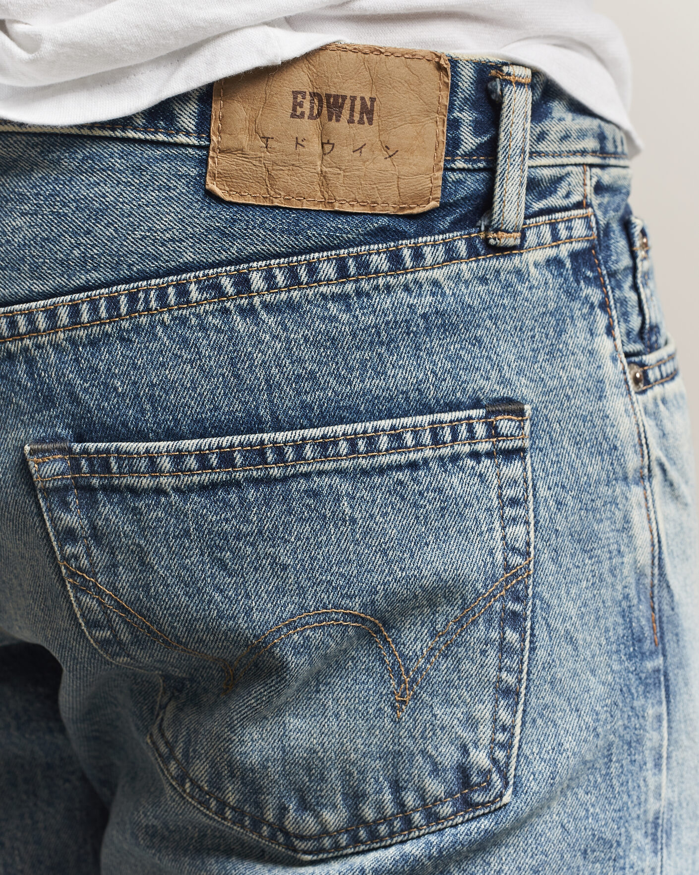Herre | Jeans | EDWIN | Regular Tapered Rainbow Selvage Jeans Light Used