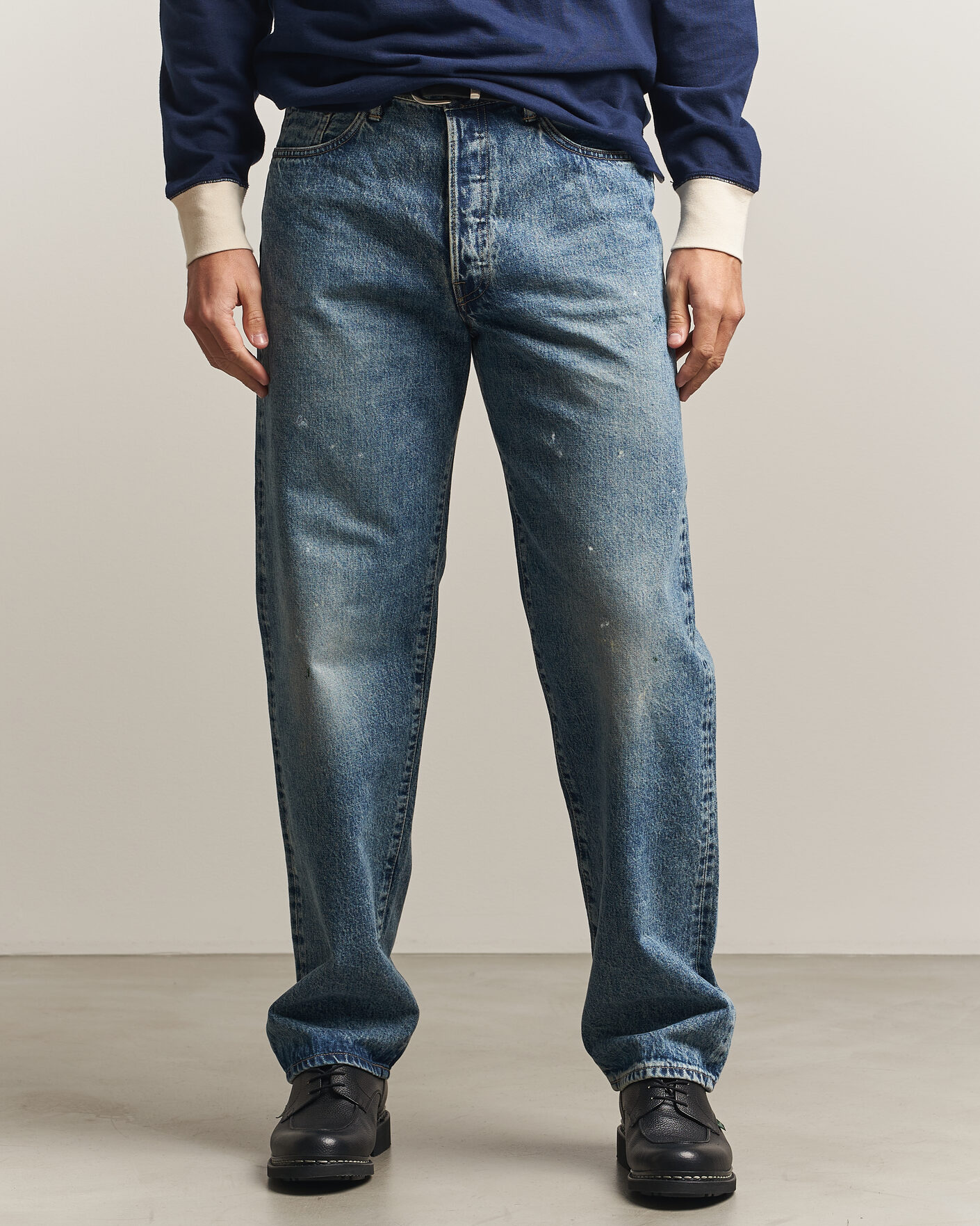 Herre | Bukser | EDWIN | Loose Straight Rainbow Selvage Jeans Mid Used