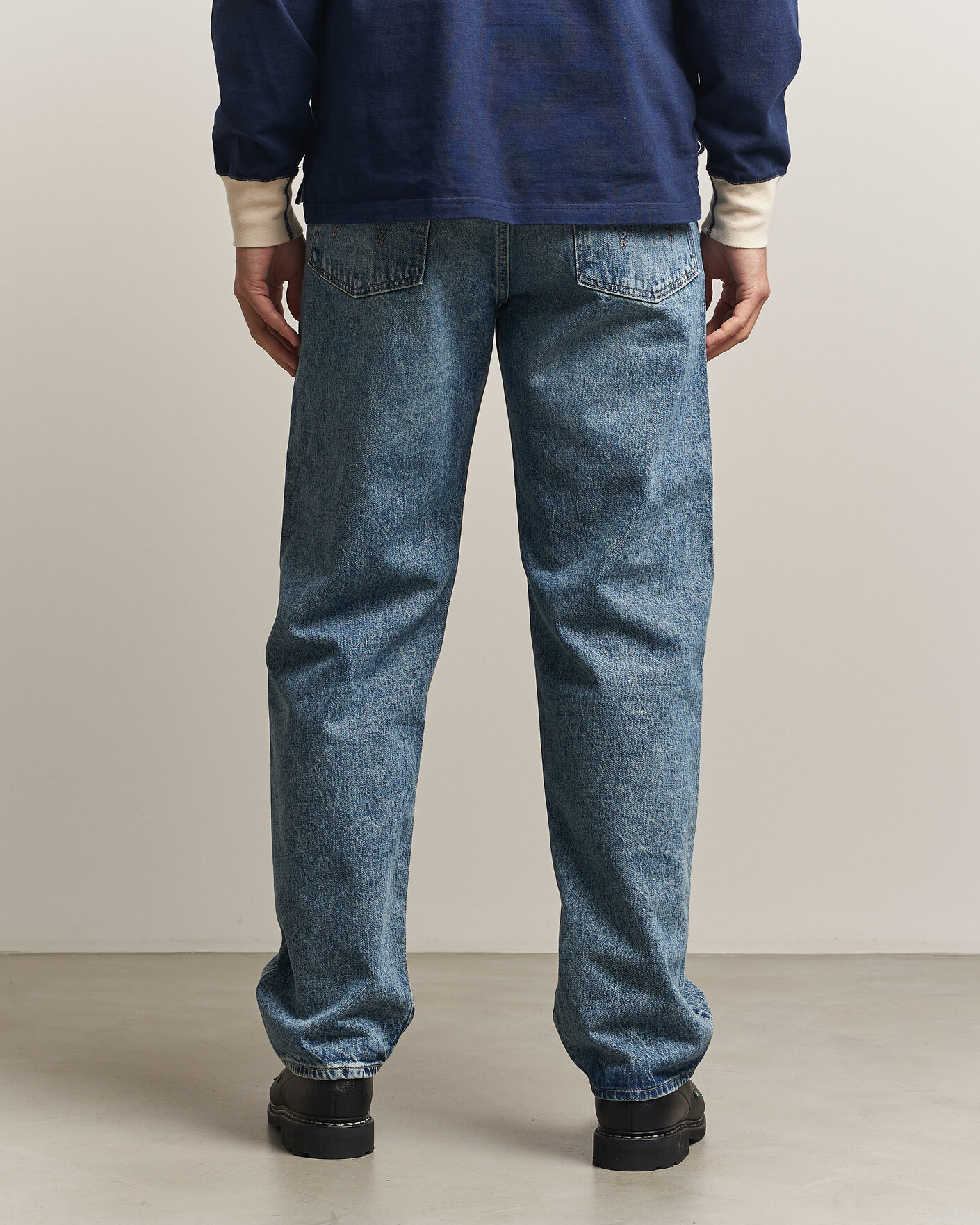 Herre | Bukser | EDWIN | Loose Straight Rainbow Selvage Jeans Mid Used