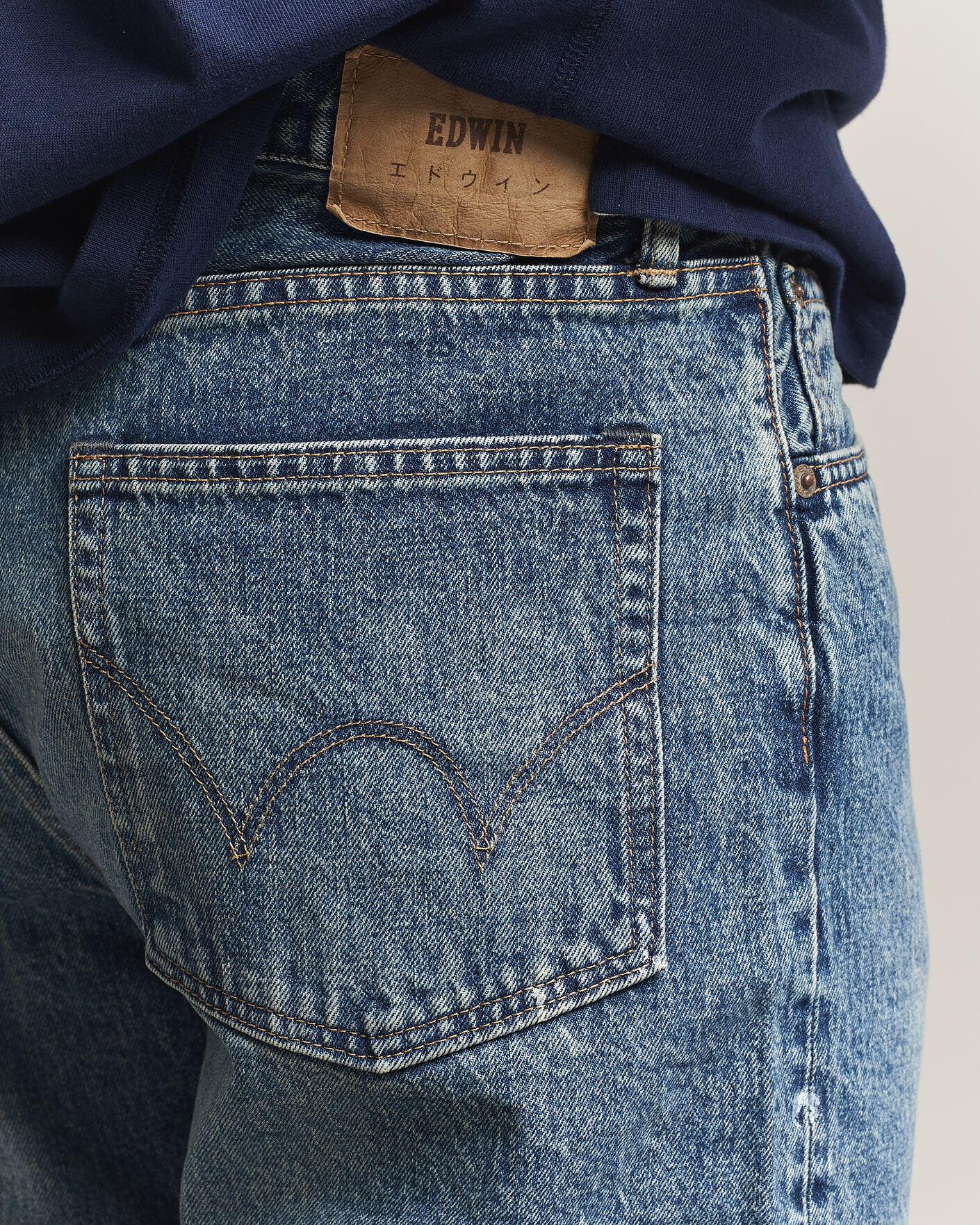 Herre | Bukser | EDWIN | Loose Straight Rainbow Selvage Jeans Mid Used