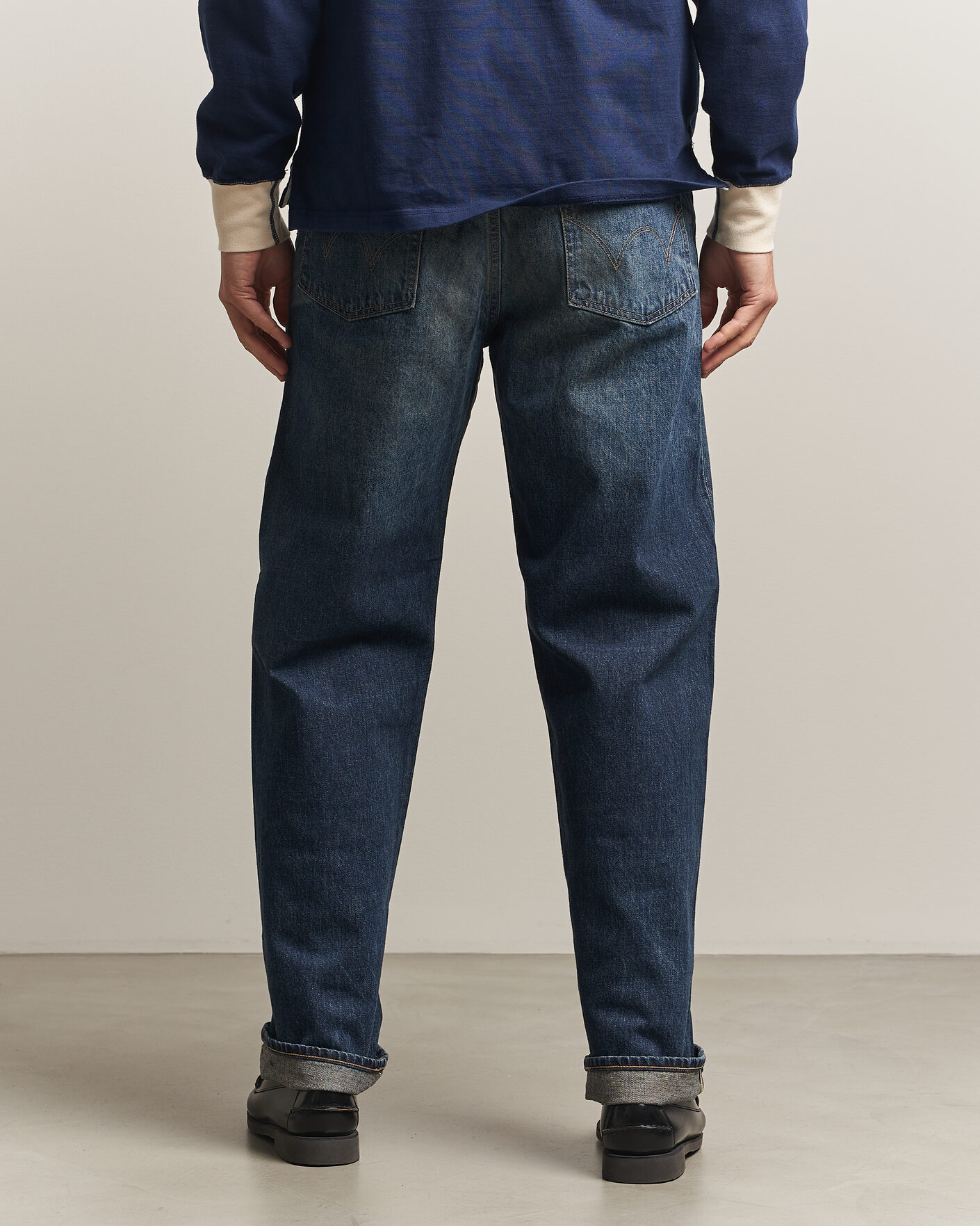 Herre | Bukser | EDWIN | Loose Straight Rainbow Selvage Jeans Dark Used