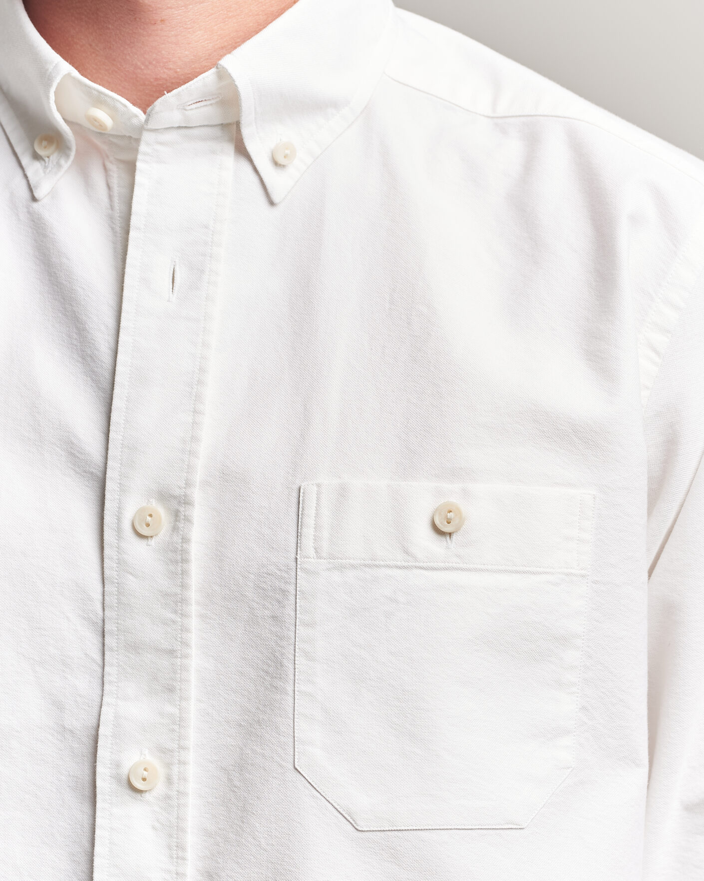 Herre | Skjorter | Eton | Regular Fit Ivy Oxford Shirt White