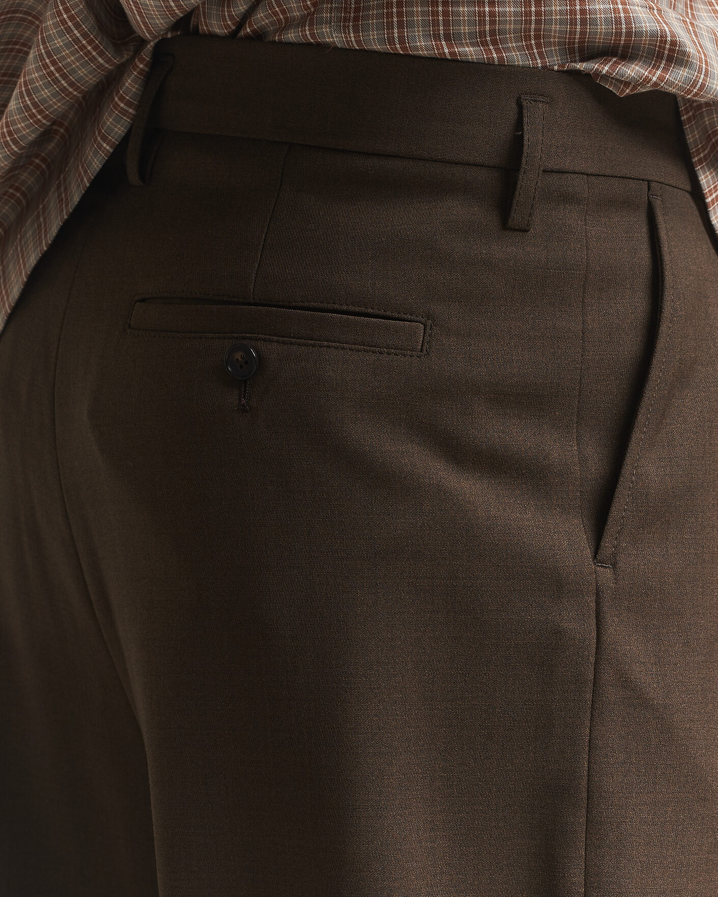 Herre | Bukser | Filippa K | Milo Wide Wool Trousers Walnut Brown