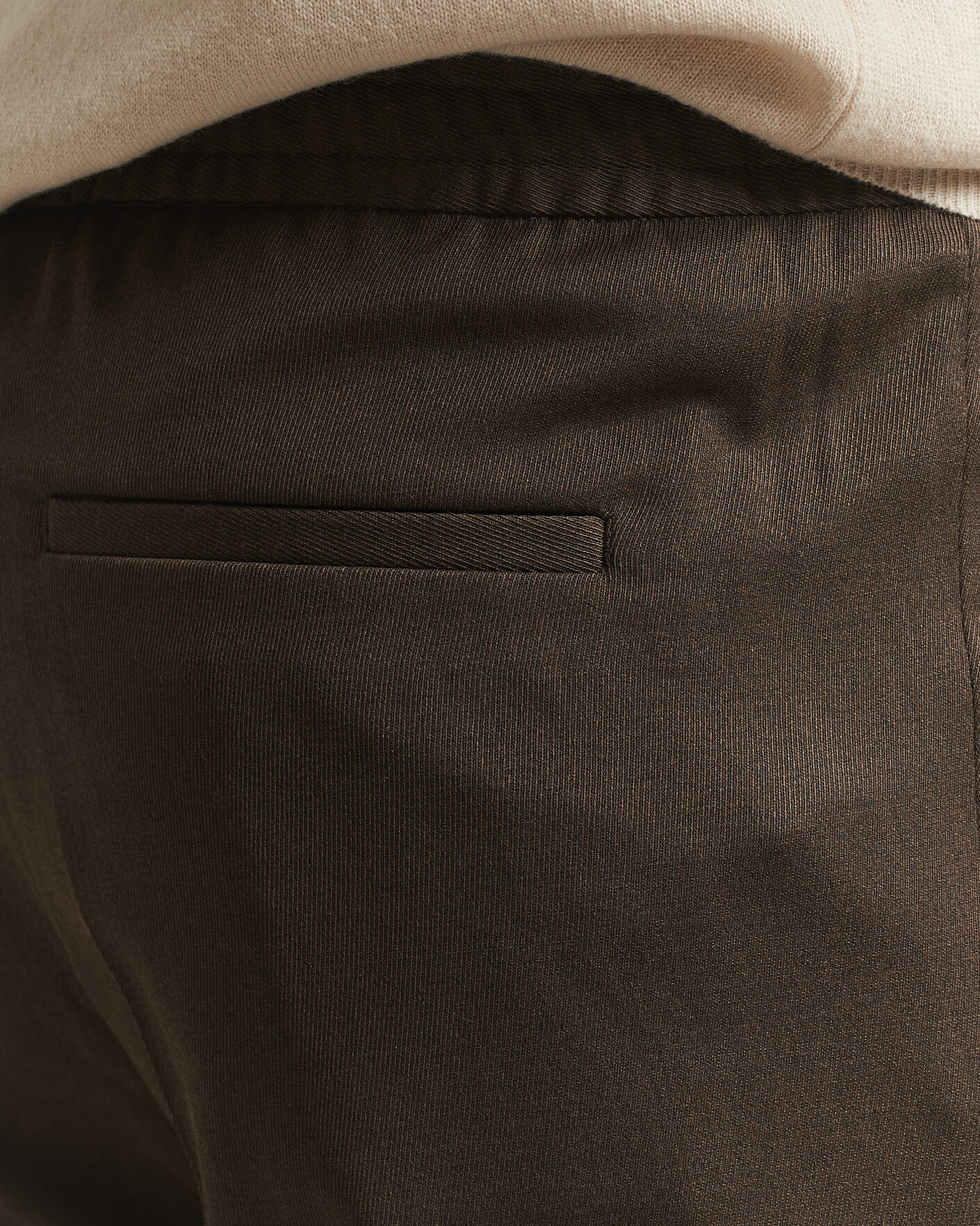 Herre | Bukser | Filippa K | Theo Relaxed Wool Trousers Walnut Brown