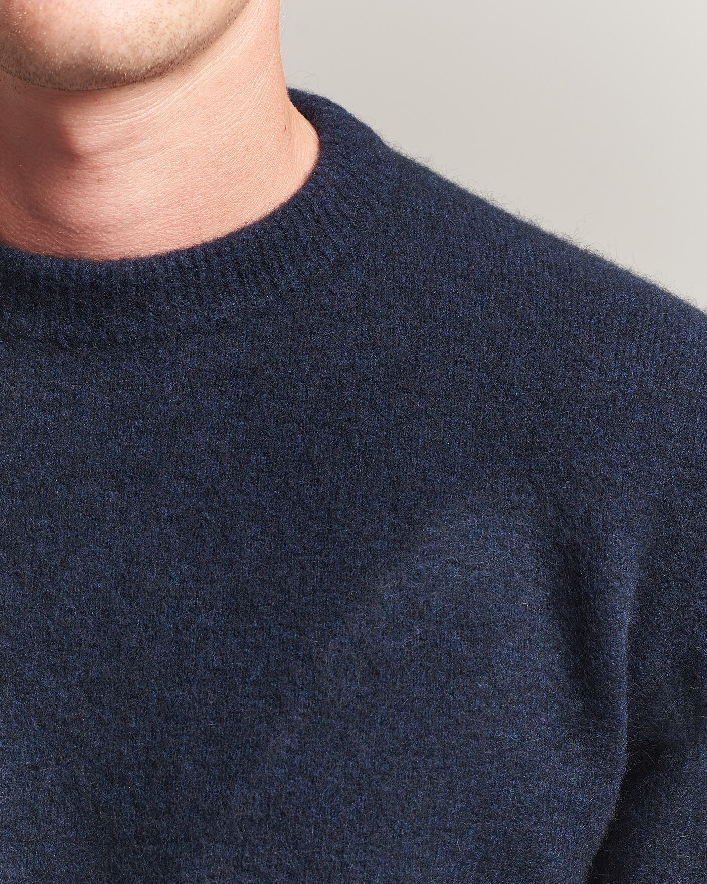 Herre | Gensere | Filippa K | Yak Knitted Sweater Navy