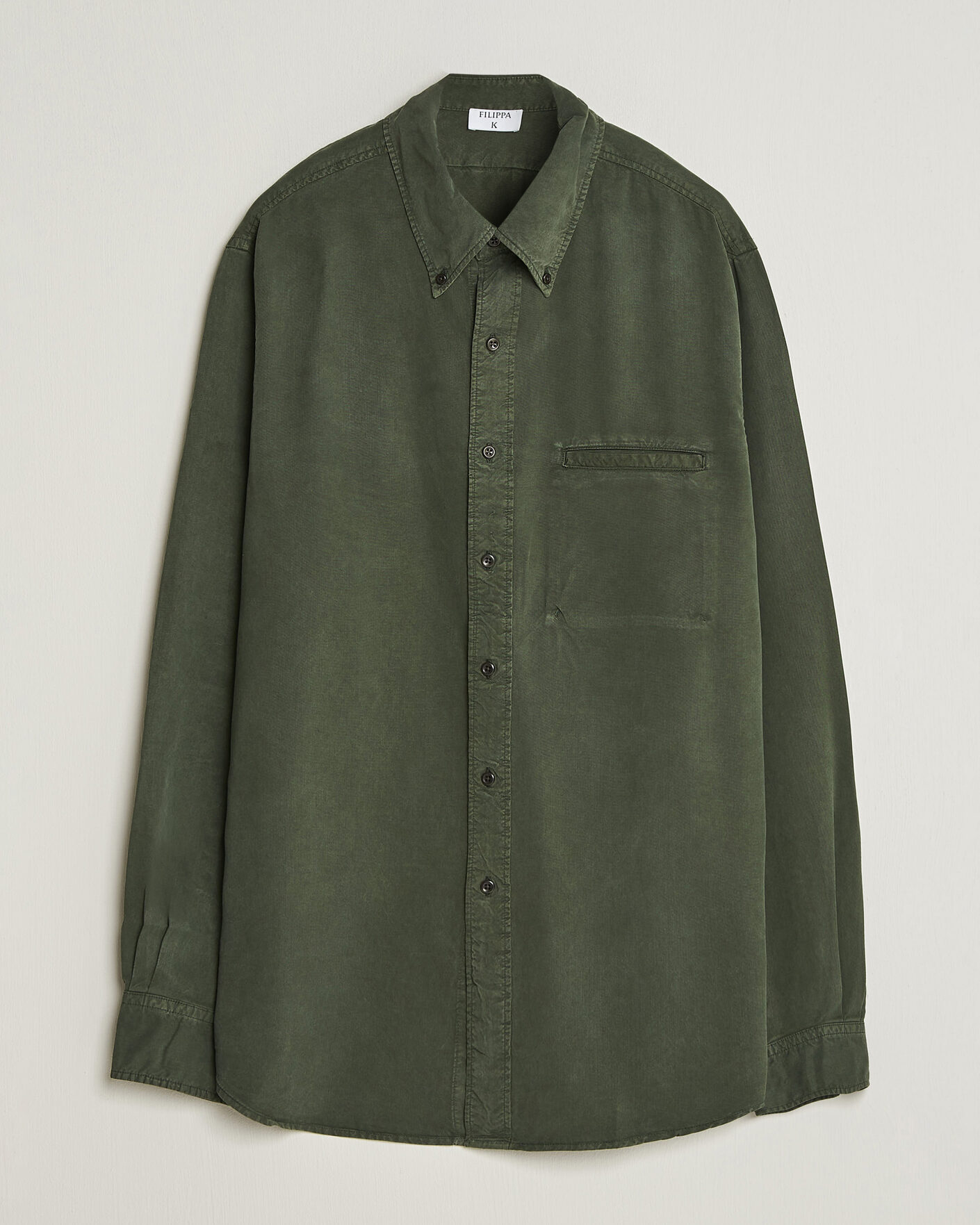 Herre | Skjorter | Filippa K | Zack Lyocell Shirt Night Green