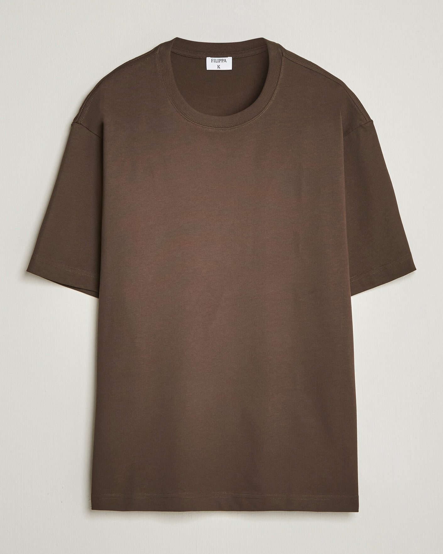 Herre |  | Filippa K | Heavy Cotton Crew Neck T-Shirt Golden Brown