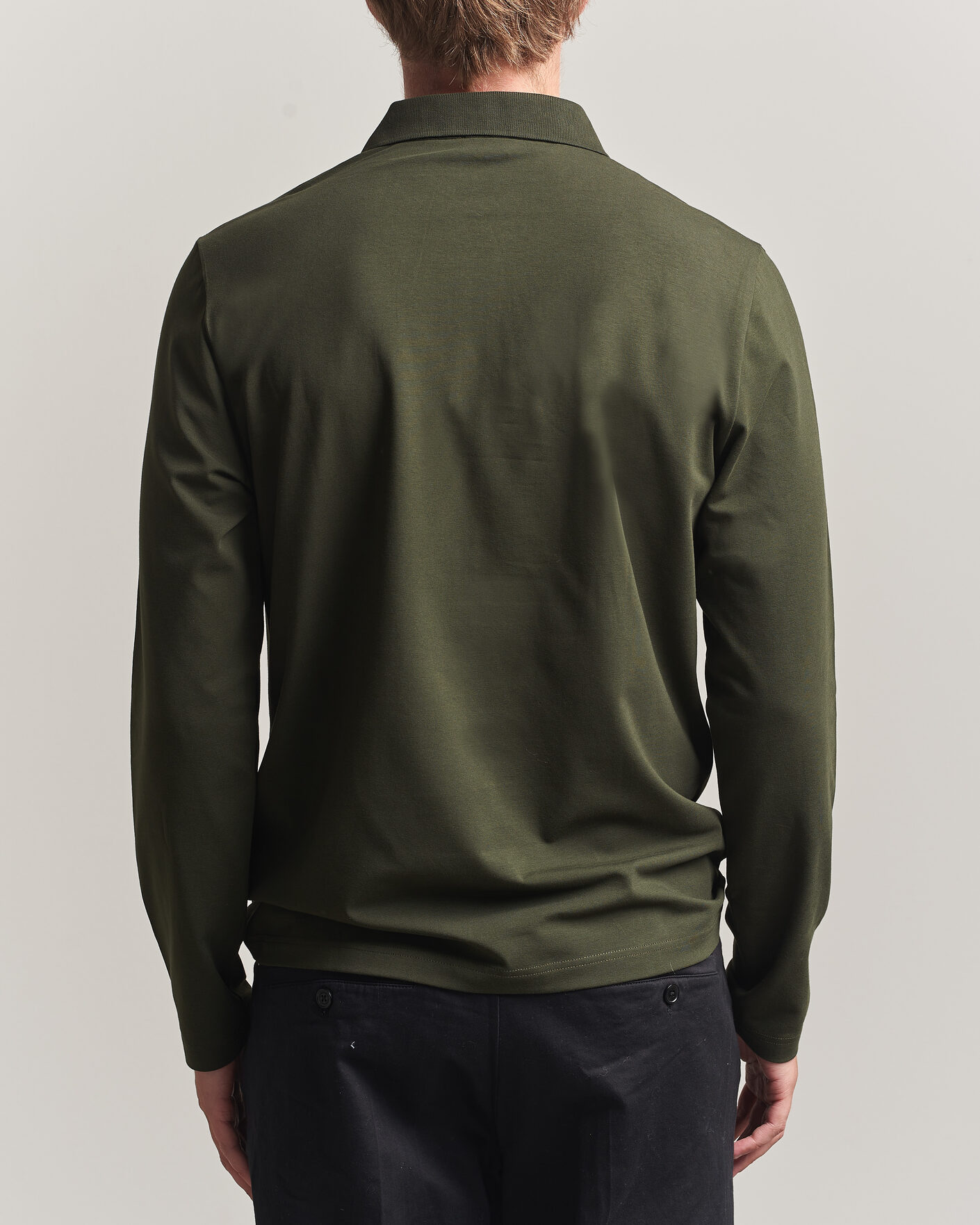 Herre | Pikéer | Filippa K | Luke Lycra Polo Shirt Night Green
