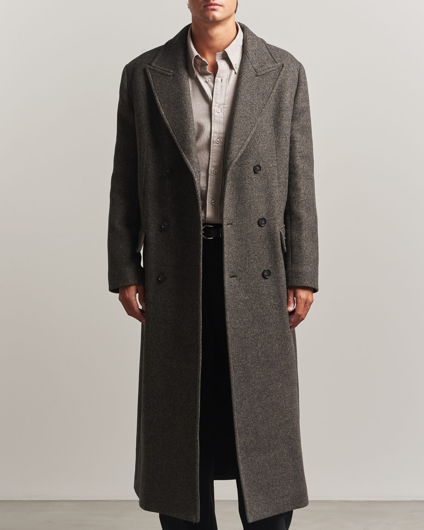 Herre | Jakker | Filippa K | Damian Wool Twill Coat Driftwood