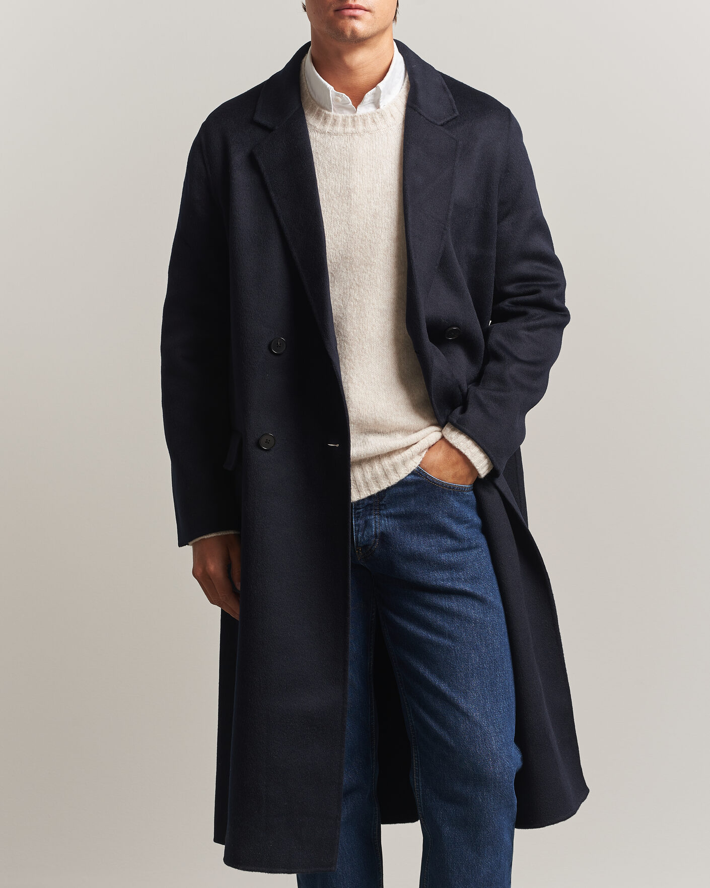 Herre | Jakker | Filippa K | Athens Wool Coat Navy