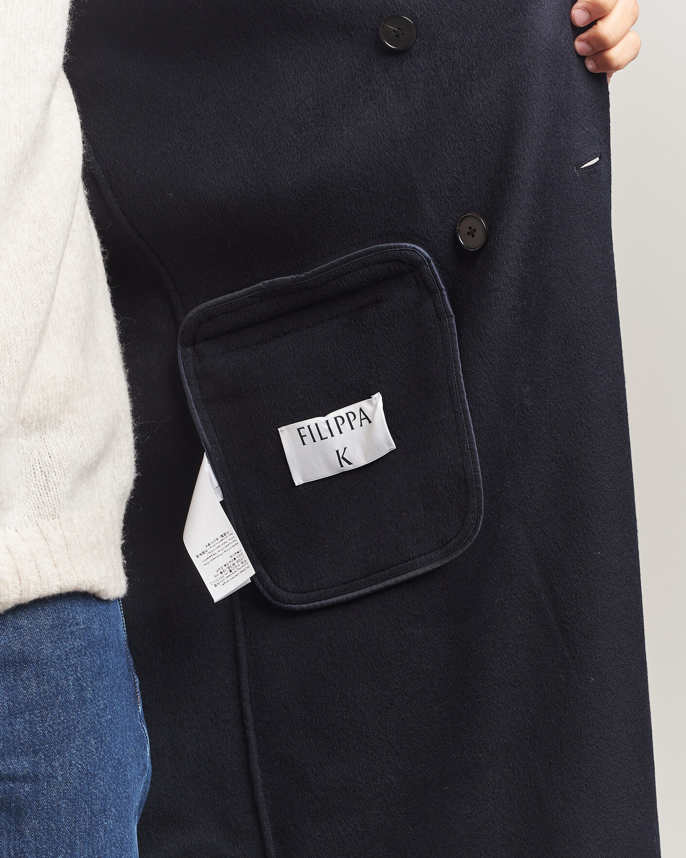 Herre | Jakker | Filippa K | Athens Wool Coat Navy