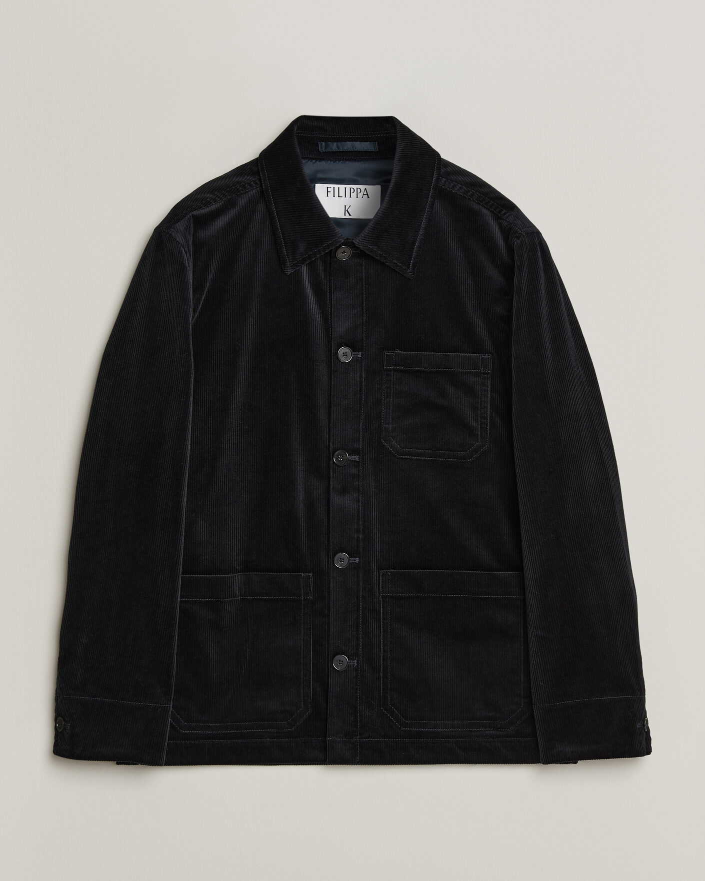 Herre | Skjorter | Filippa K | Taylor Corduroy Overshirt Navy