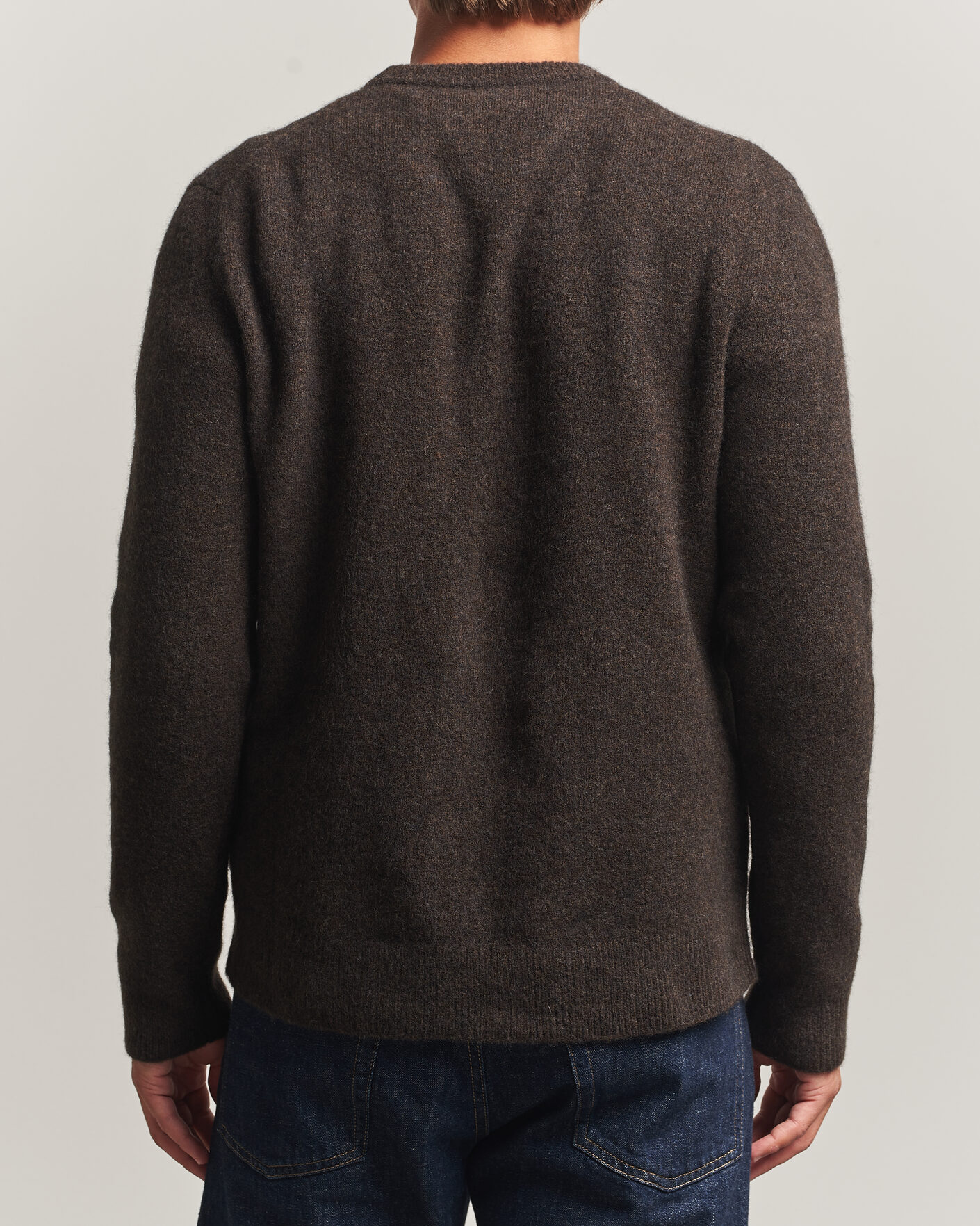 Herre | Gensere | Filippa K | Yak Knitted Sweater Golden Brown