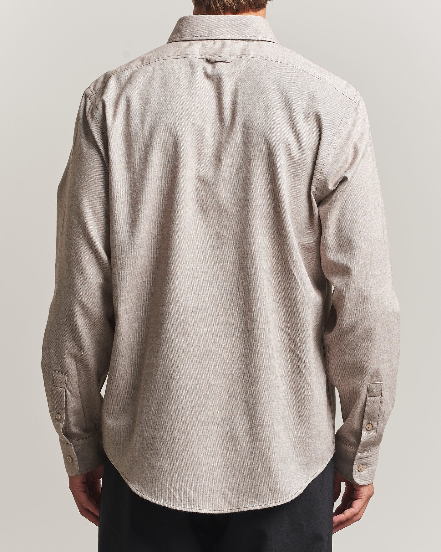 Herre | Skjorter | Filippa K | Zack Flannel Shirt Mid Brown
