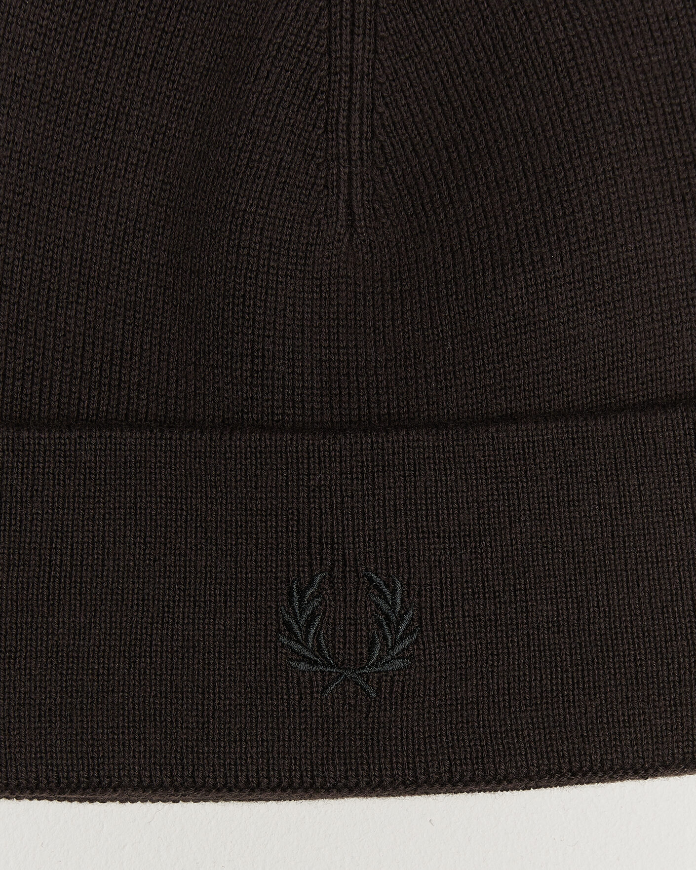 Herre | Luer | Fred Perry | Merino Wool Beanie Rich Brown