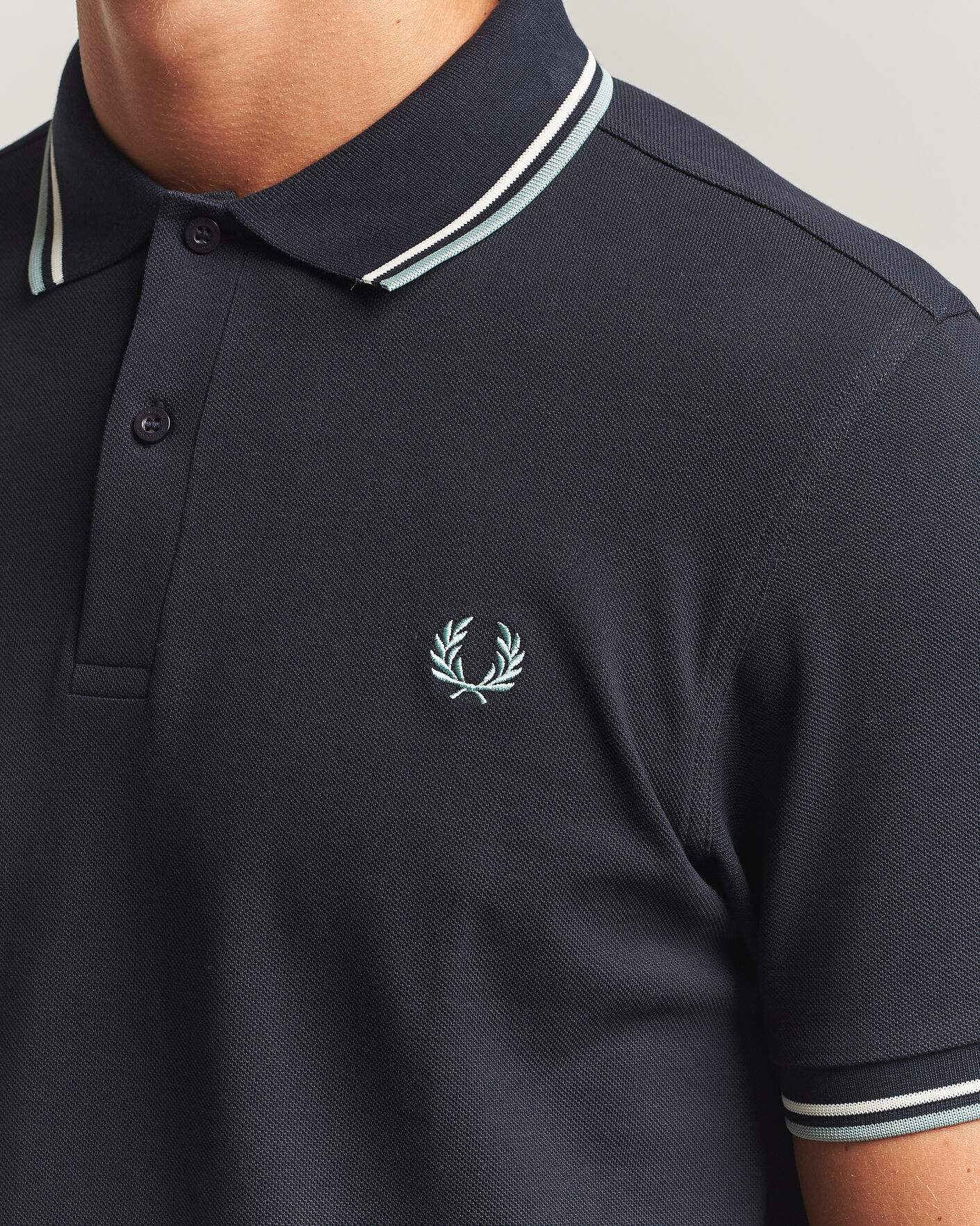 Herre | Pikéer | Fred Perry | Twin Tipped Polo Shirt Navy