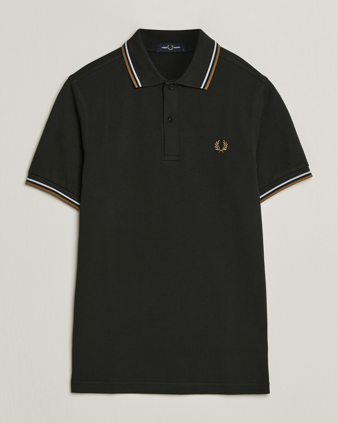 Herre | Pikéer | Fred Perry | Twin Tipped Polo Shirt Night Green