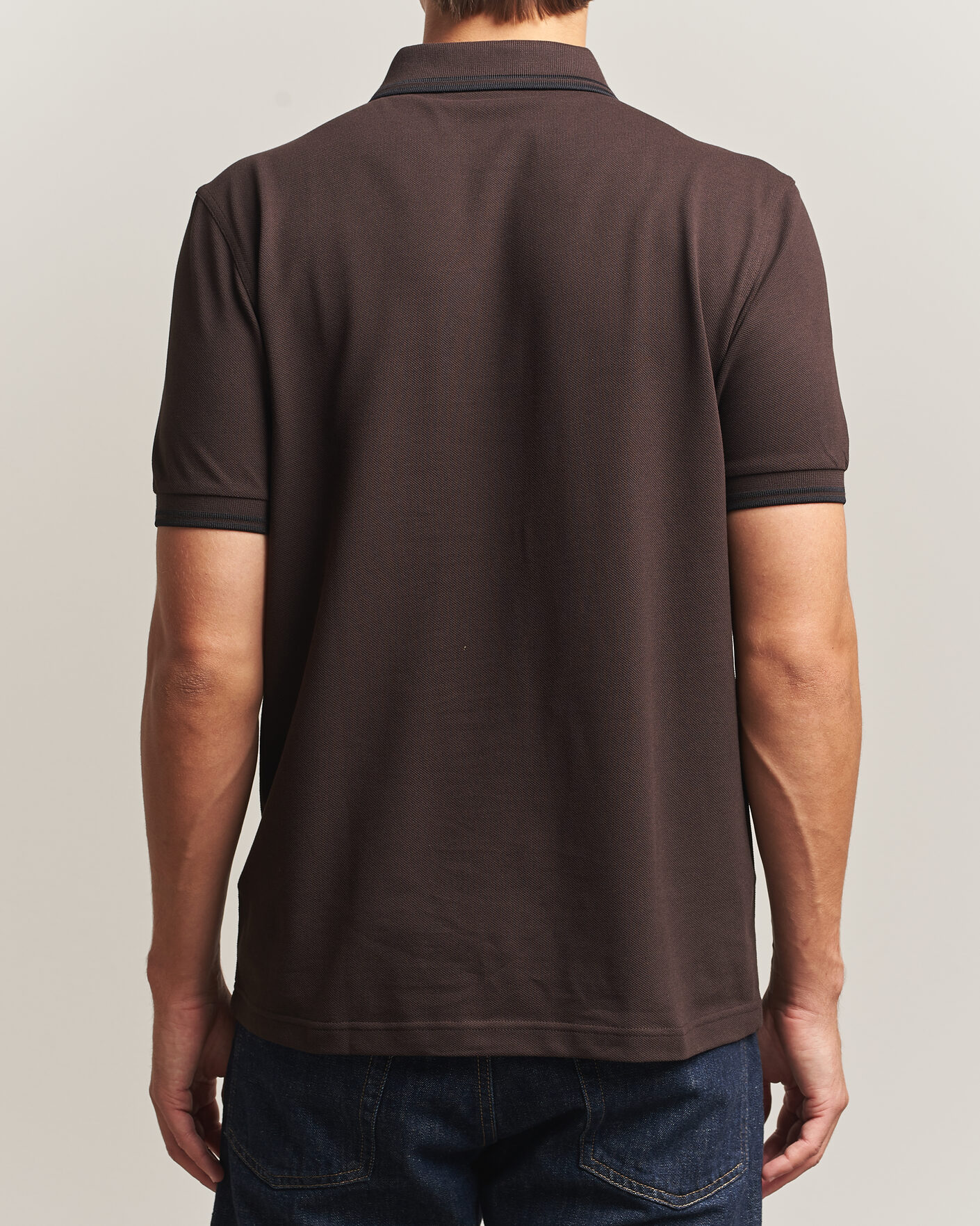 Herre | Pikéer | Fred Perry | Twin Tipped Polo Shirt Rich Brown