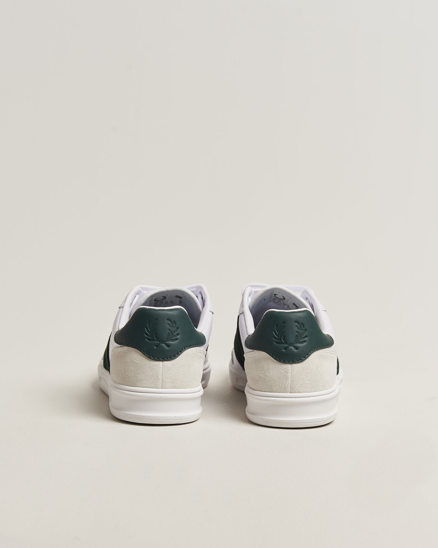 Herre | Sneakers | Fred Perry | B4 Leather/Suede Sneaker White