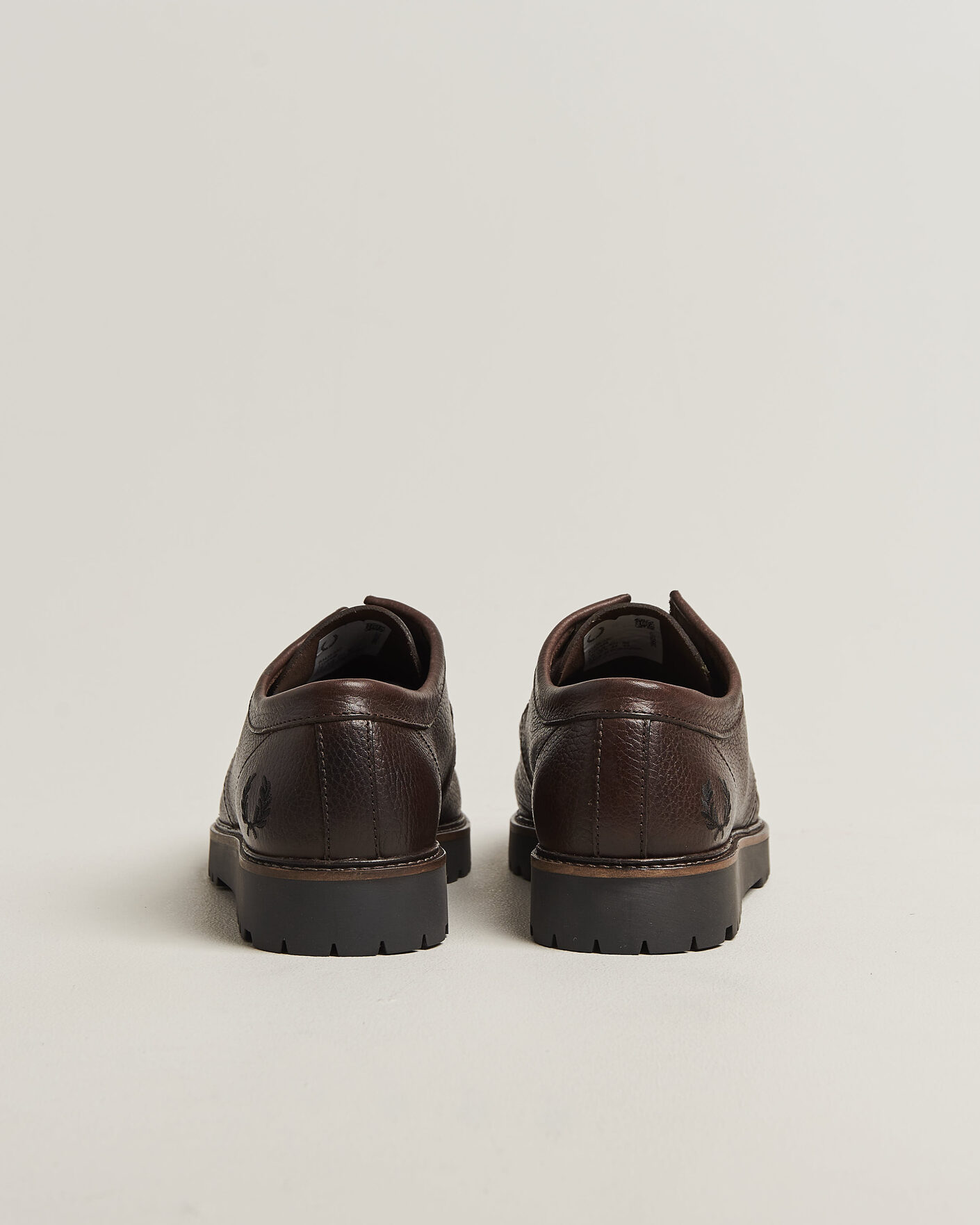 Herre | Derbys | Fred Perry | Kenny Grained Leather Derby Rich Brown