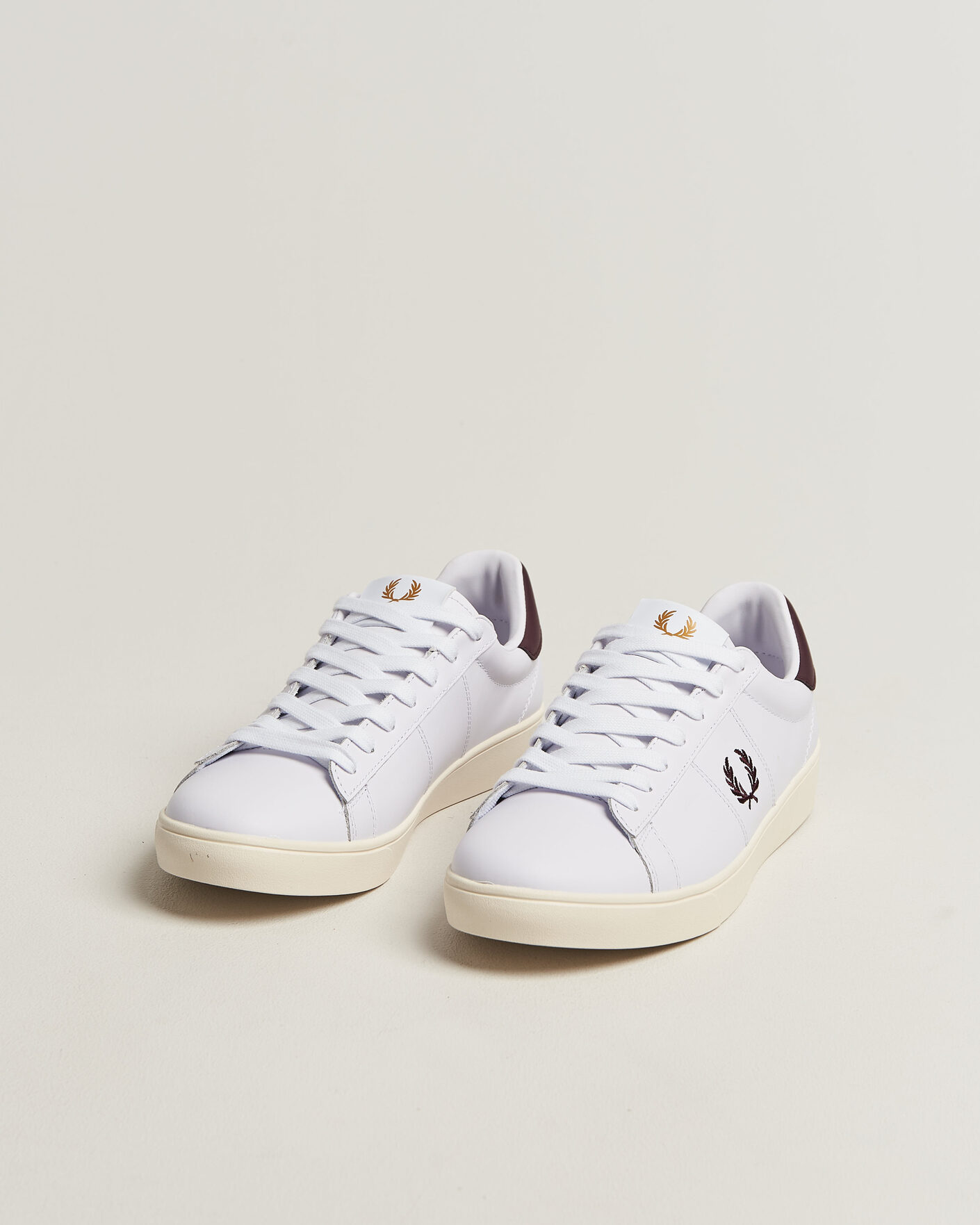 Herre | Sneakers | Fred Perry | Spencer Leather Sneaker White