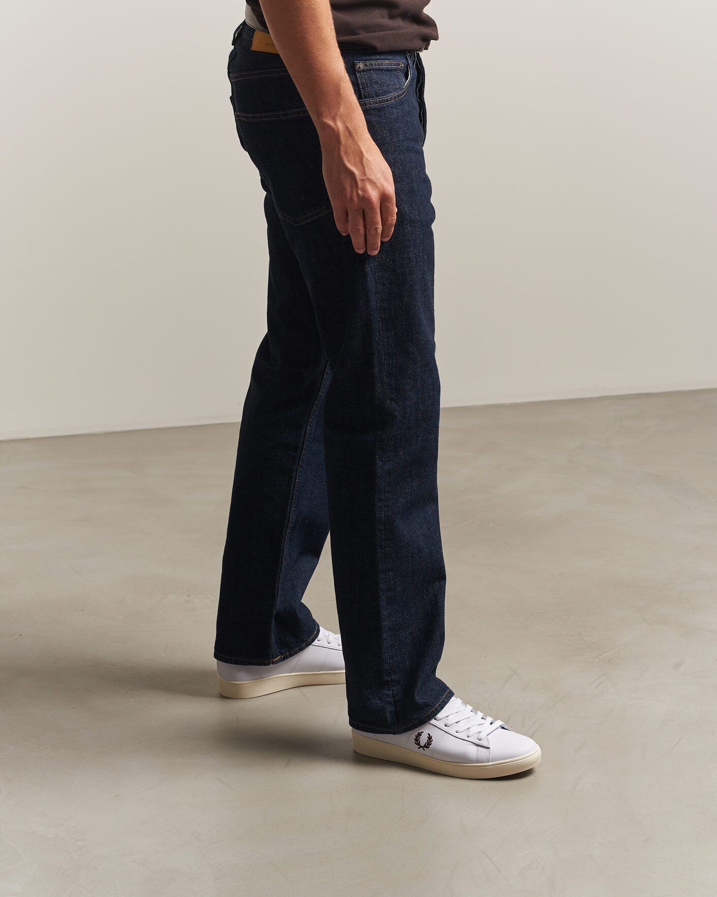 Herre | Sneakers | Fred Perry | Spencer Leather Sneaker White