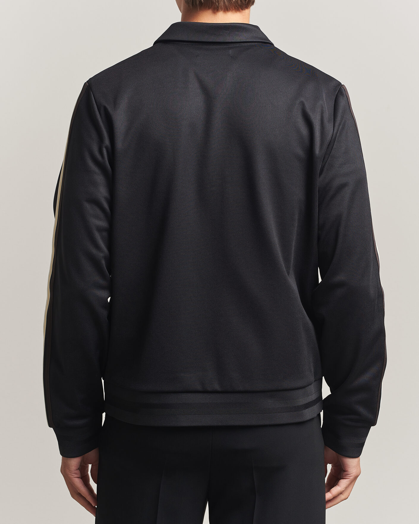 Herre | Gensere | Fred Perry | Tipped Taped Track Jacket Black