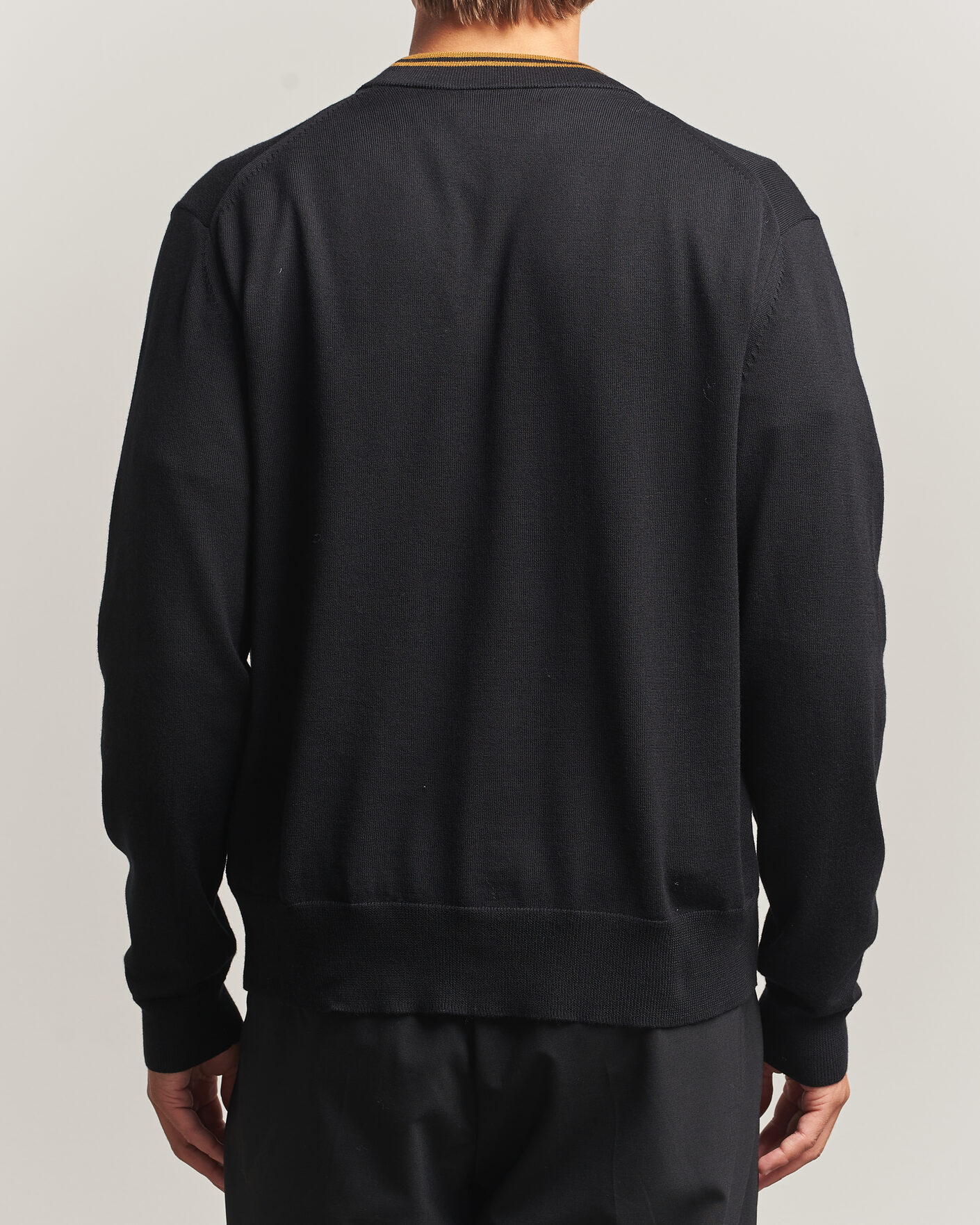 Herre | Gensere | Fred Perry | Classic Knitted Cardigan Black