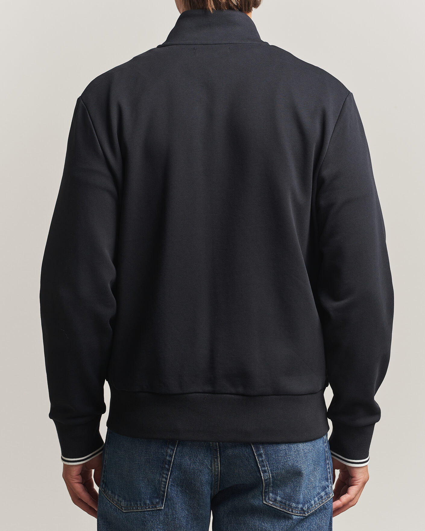 Herre | Gensere | Fred Perry | Full Zip Sweatshirt Black