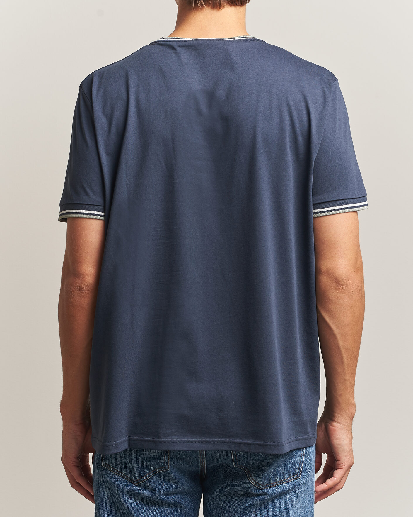 Herre | T-Shirts | Fred Perry | Twin Tipped T-Shirt Dark Airforce