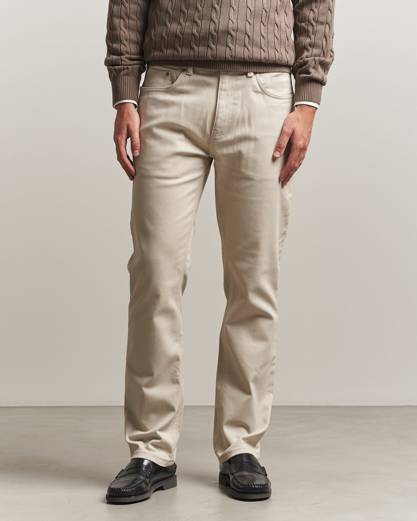 Herre | Bukser | Gant | Regular Fit Soft Twill 5-Pocket Pants Clay Beige