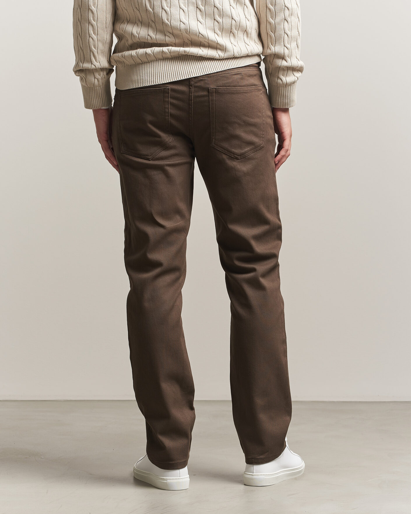 Herre | Bukser | Gant | Regular Fit Soft Twill 5-Pocket Pants Shadow Brown