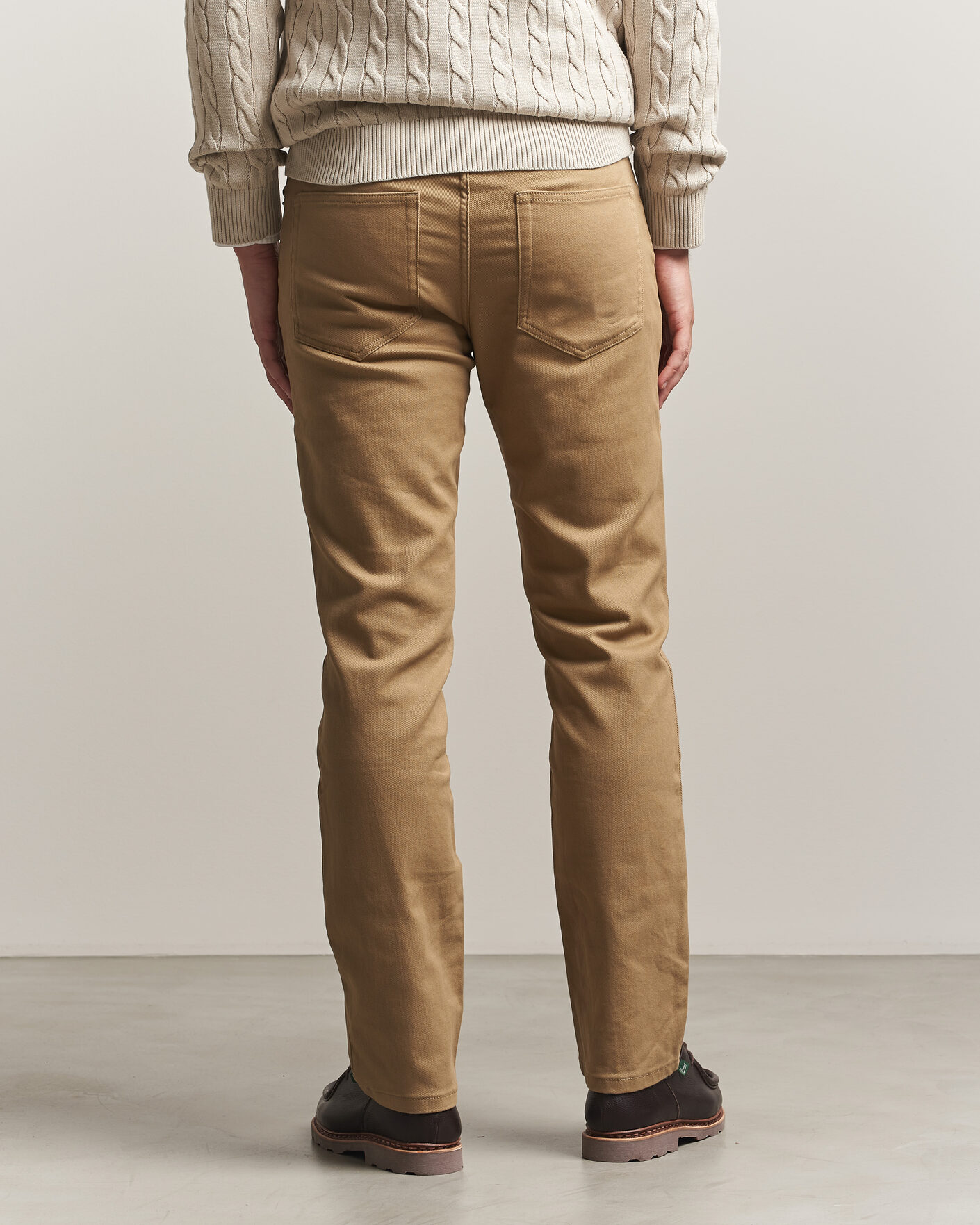 Herre | Bukser | Gant | Regular Fit Soft Twill 5-Pocket Pants Light Taupe
