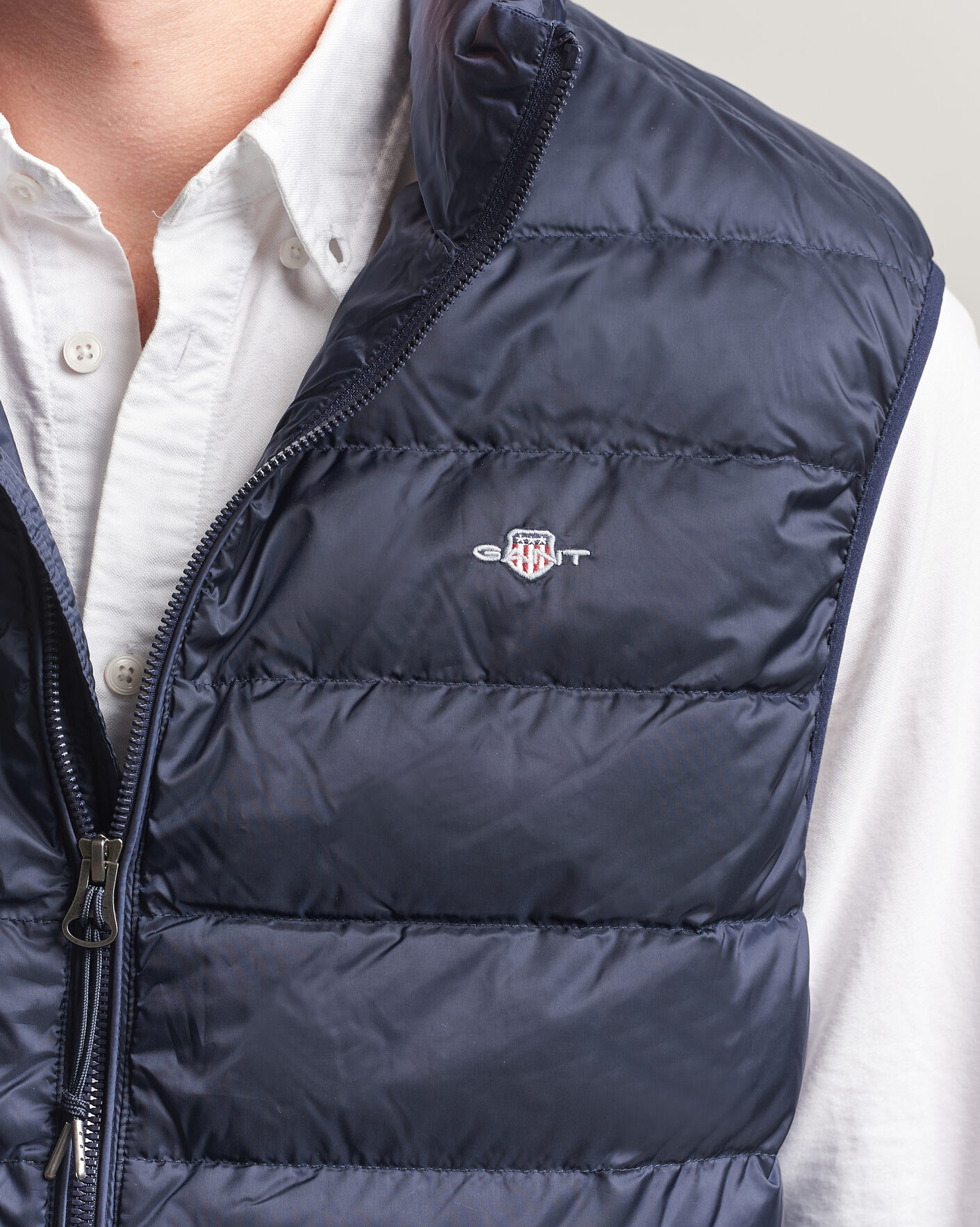 Herre | Vester | Gant | Light Down Vest Evening Blue