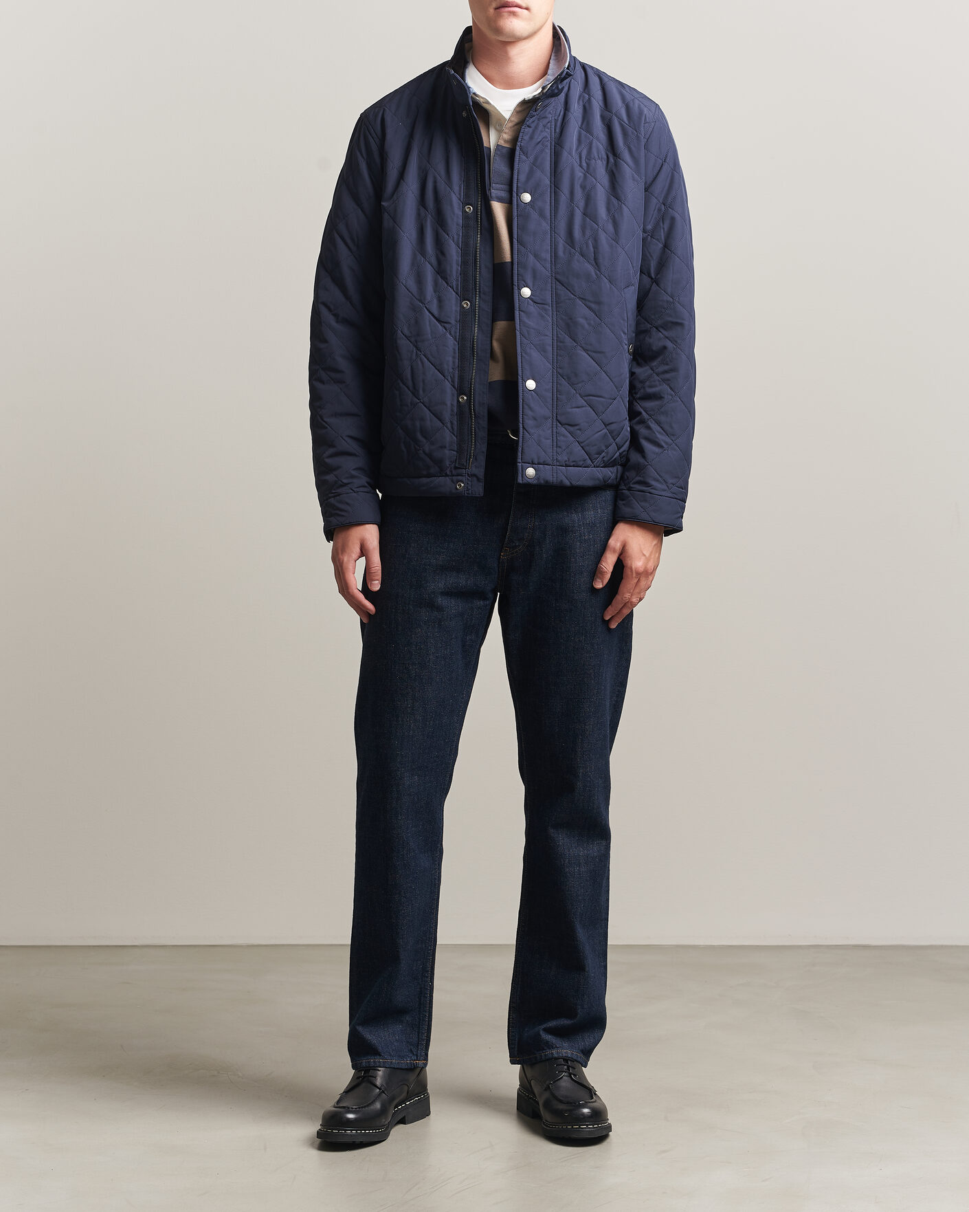 Herre | Jakker | Gant | Classic Quilted Jacket Evening Blue