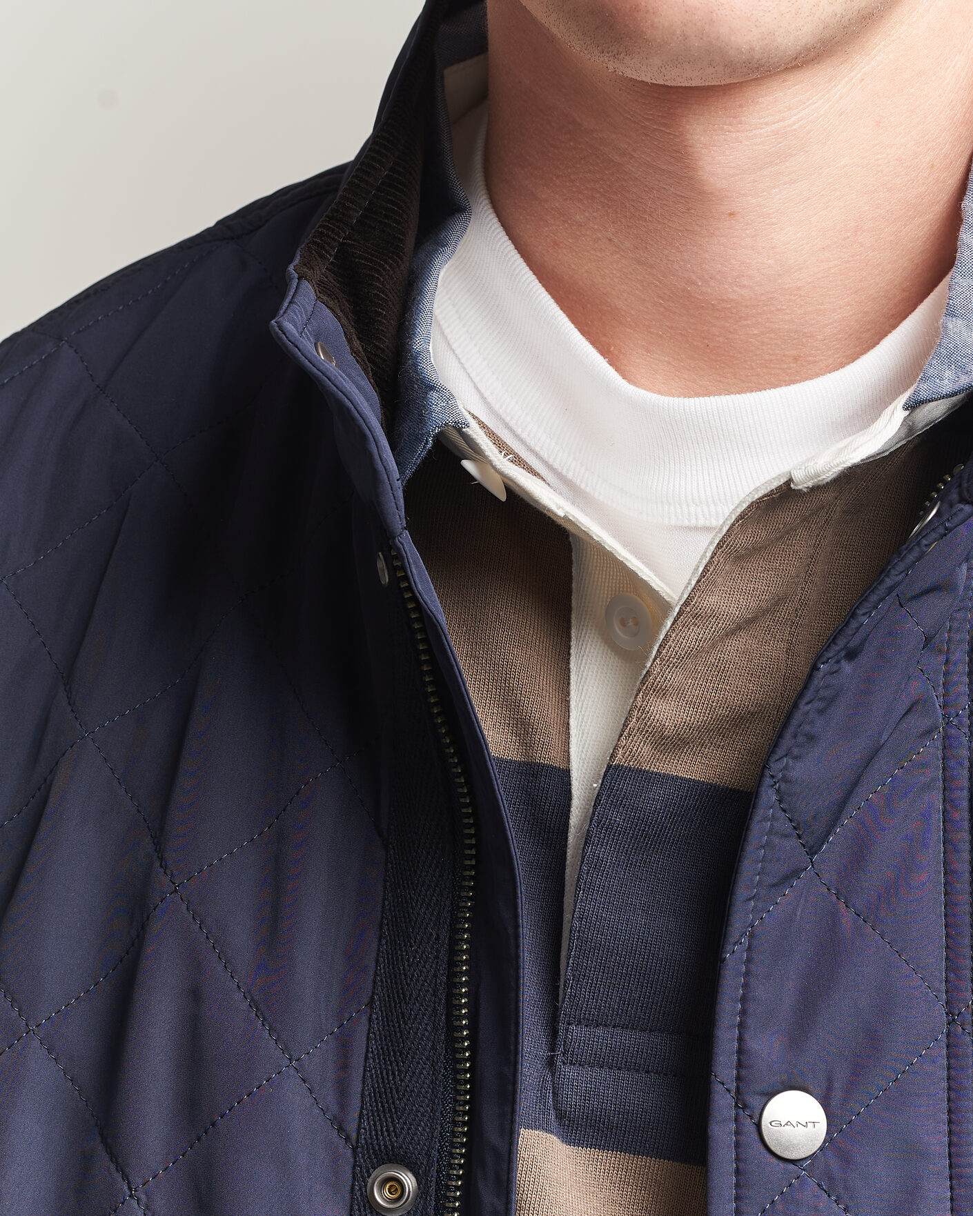 Herre | Jakker | Gant | Classic Quilted Jacket Evening Blue