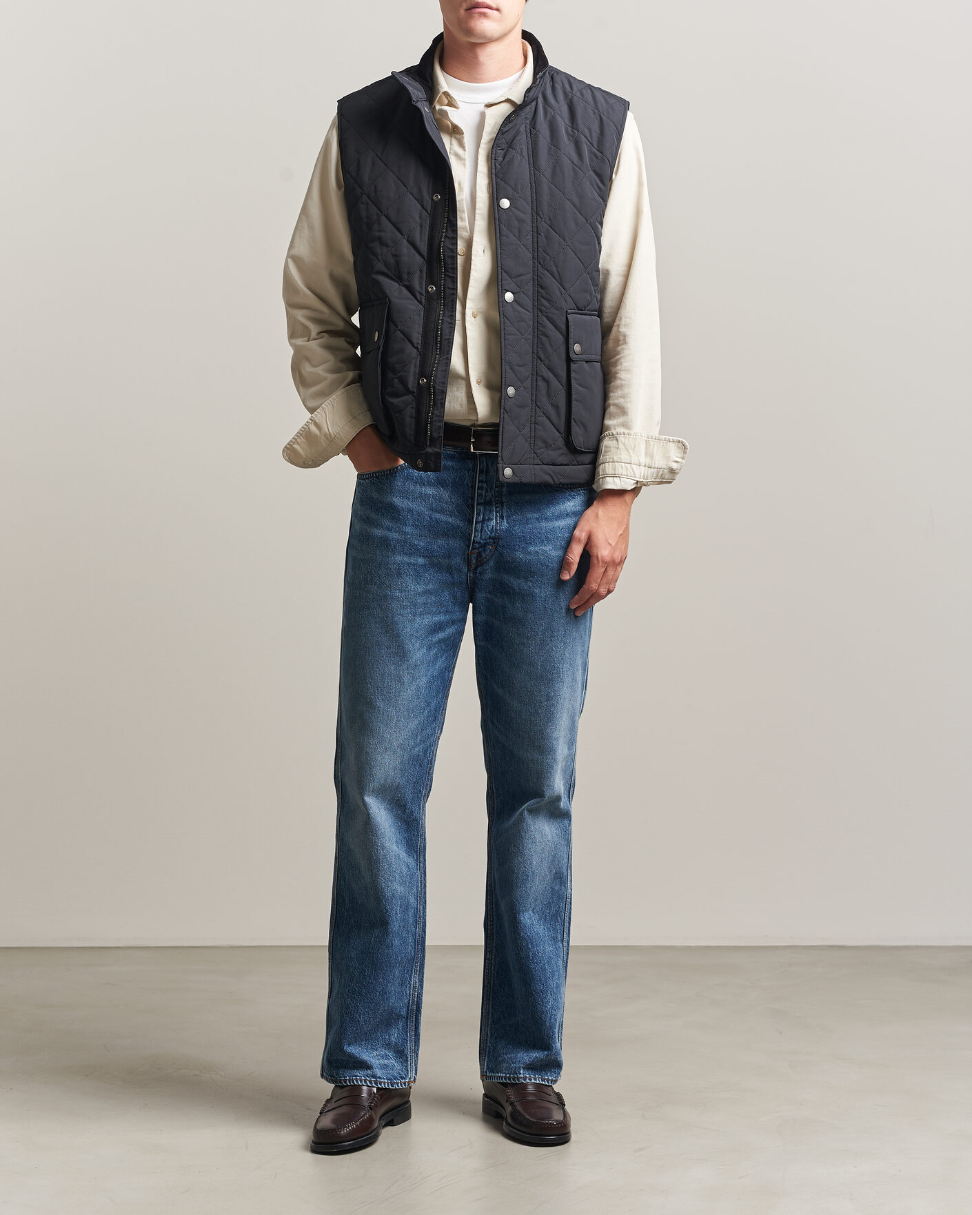Herre | Vester | Gant | Classic Quilted Vest Black