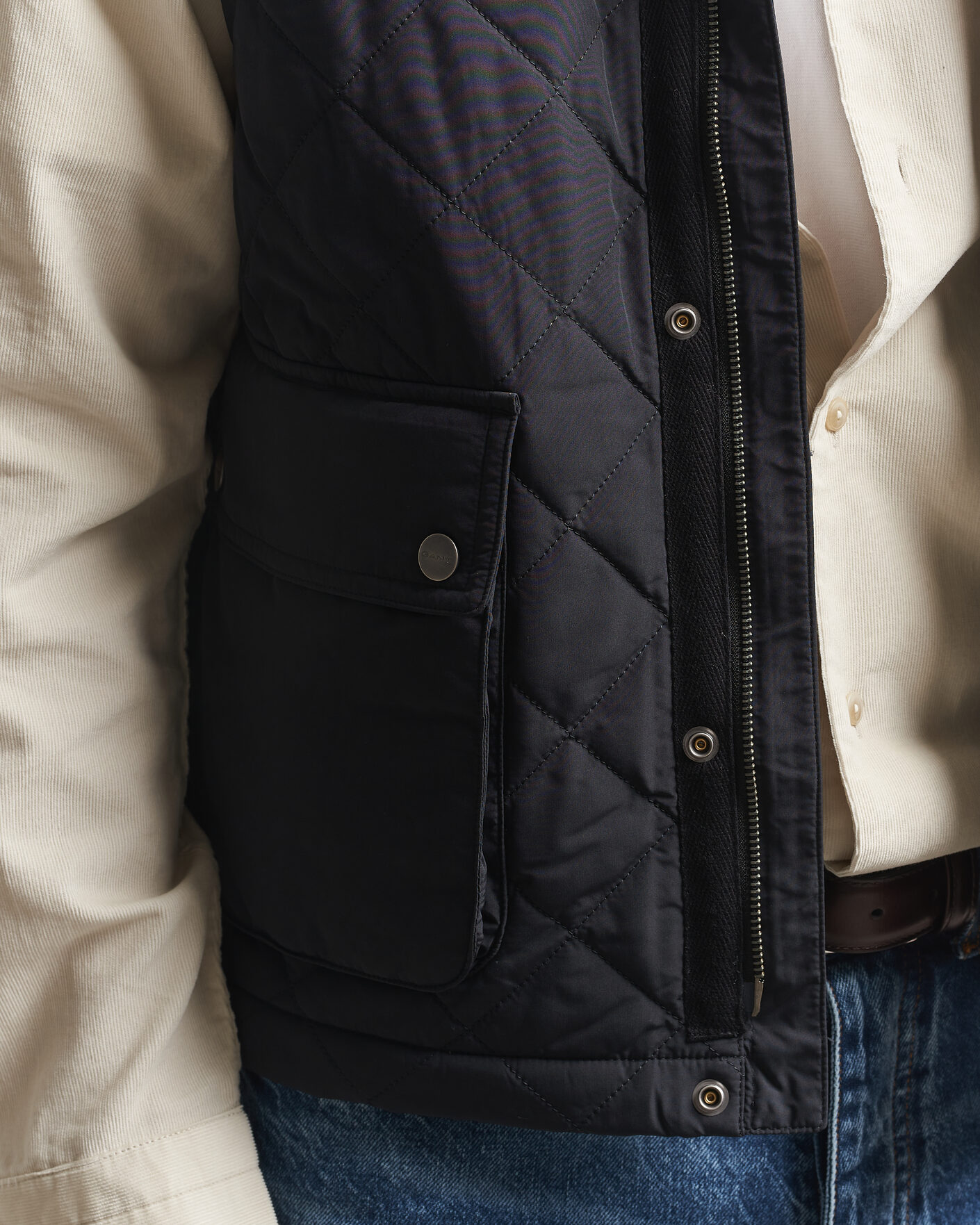 Herre | Vester | Gant | Classic Quilted Vest Black