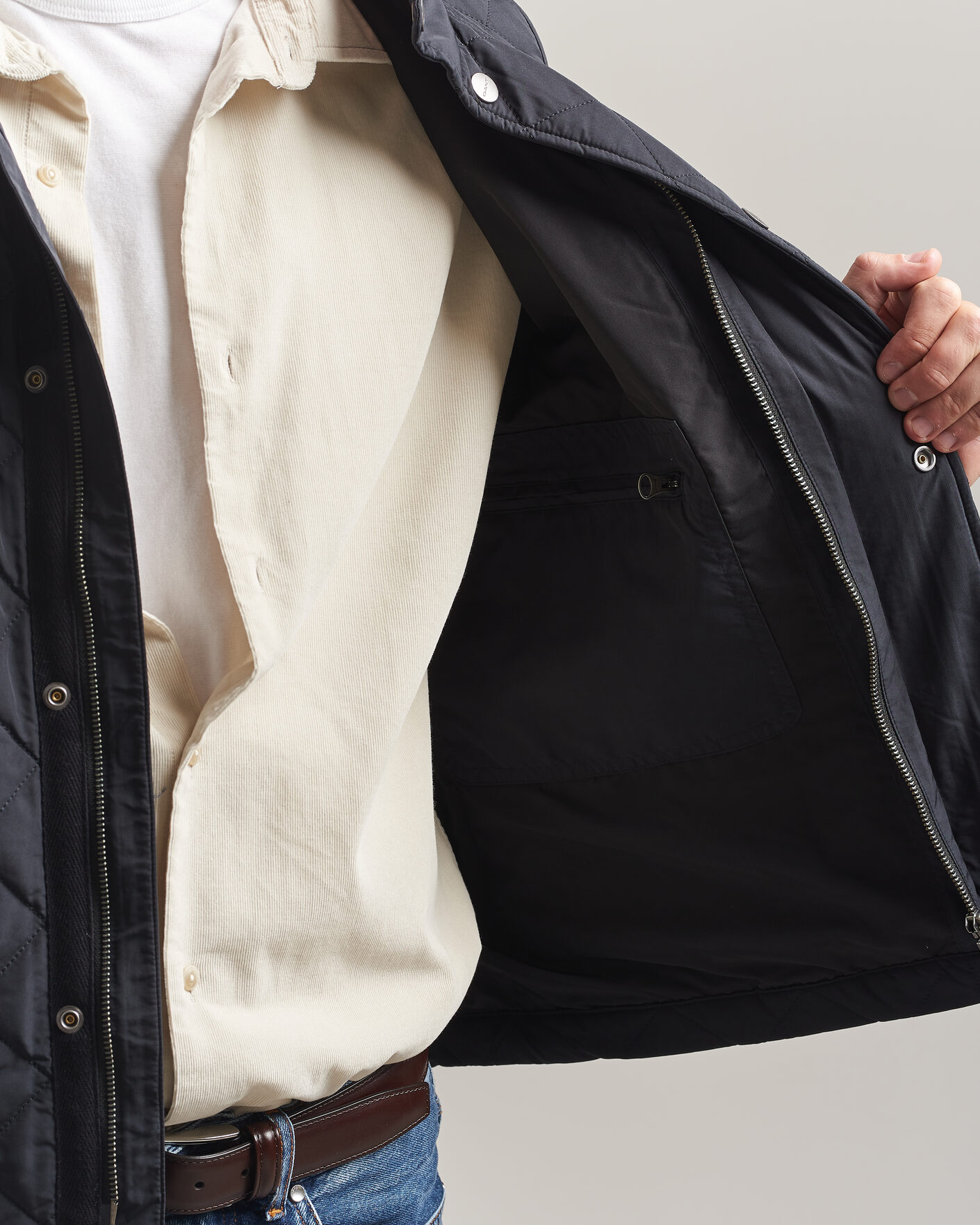 Herre | Vester | Gant | Classic Quilted Vest Black